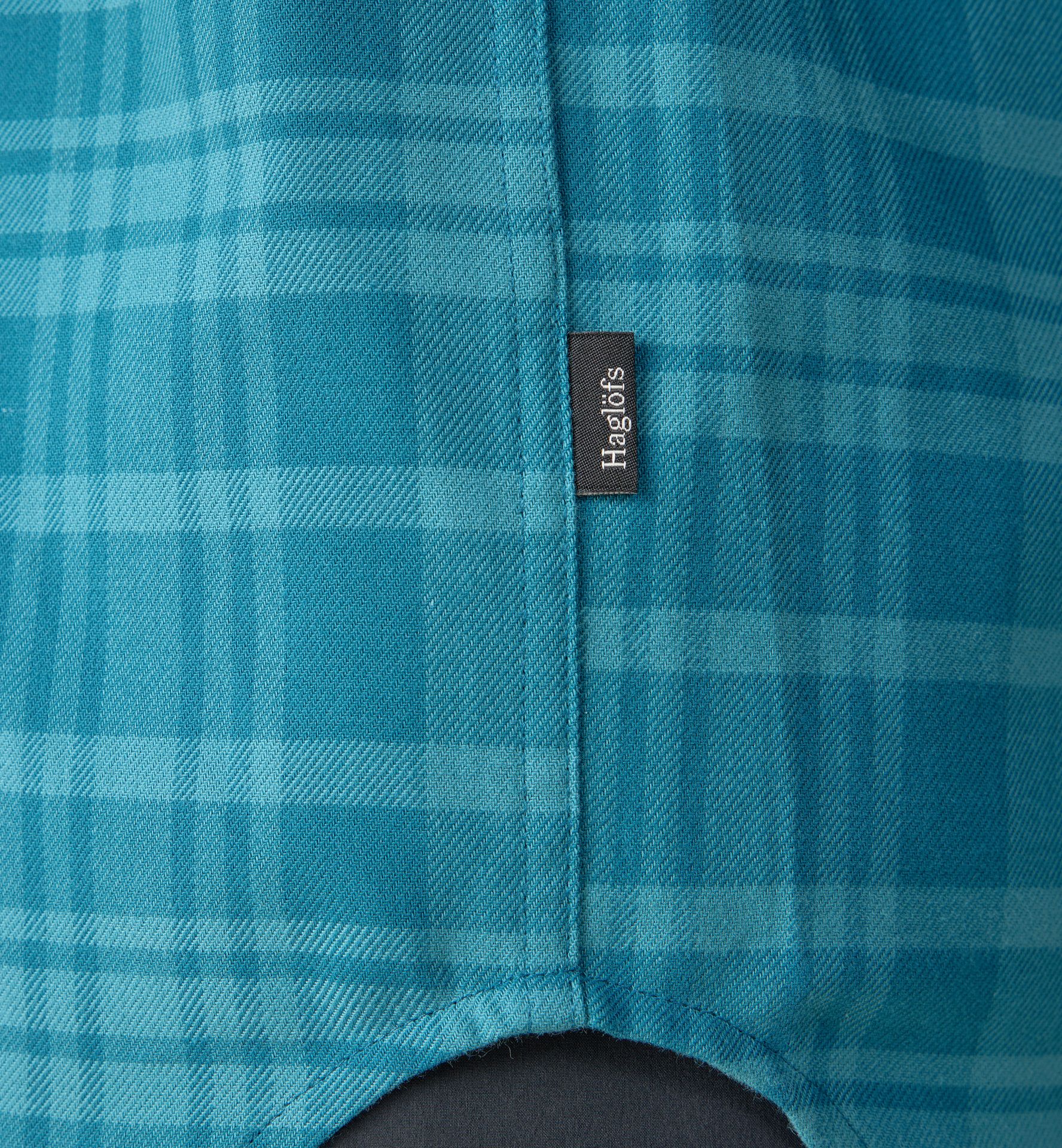 Virke Flannel Shirt Men Mountain Teal/Deep Teal