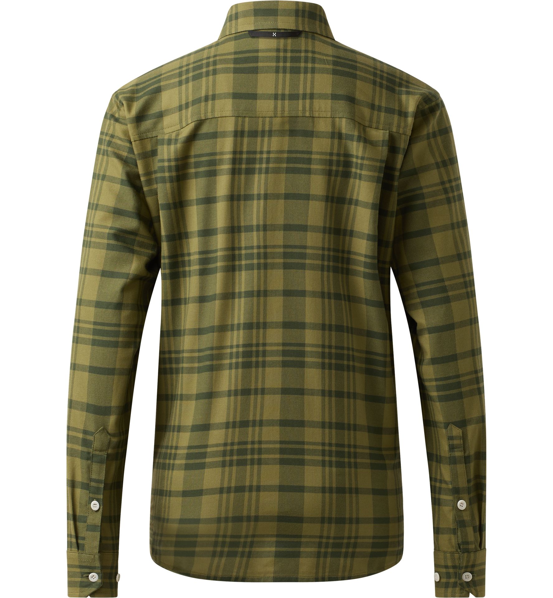 Virke Flannel Shirt Women Seaweed Green/Olive Green