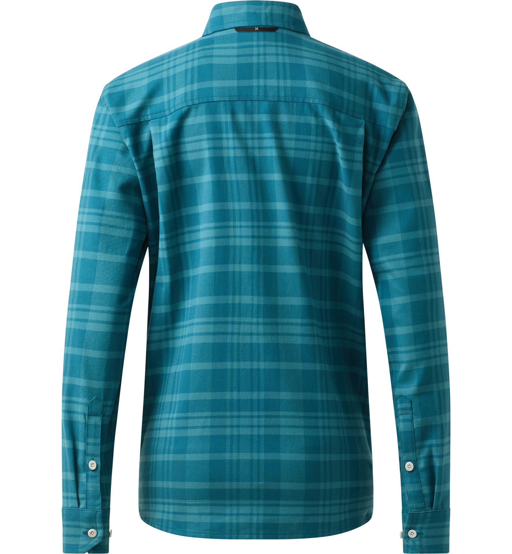 Virke Flannel Shirt Women Mountain Teal/Deep Teal