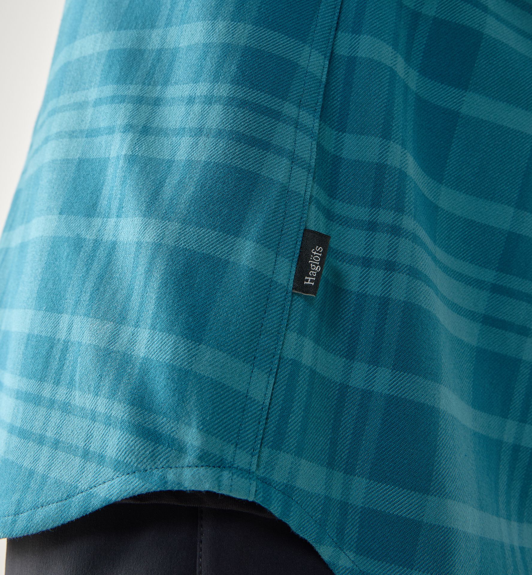 Virke Flannel Shirt Women Mountain Teal/Deep Teal