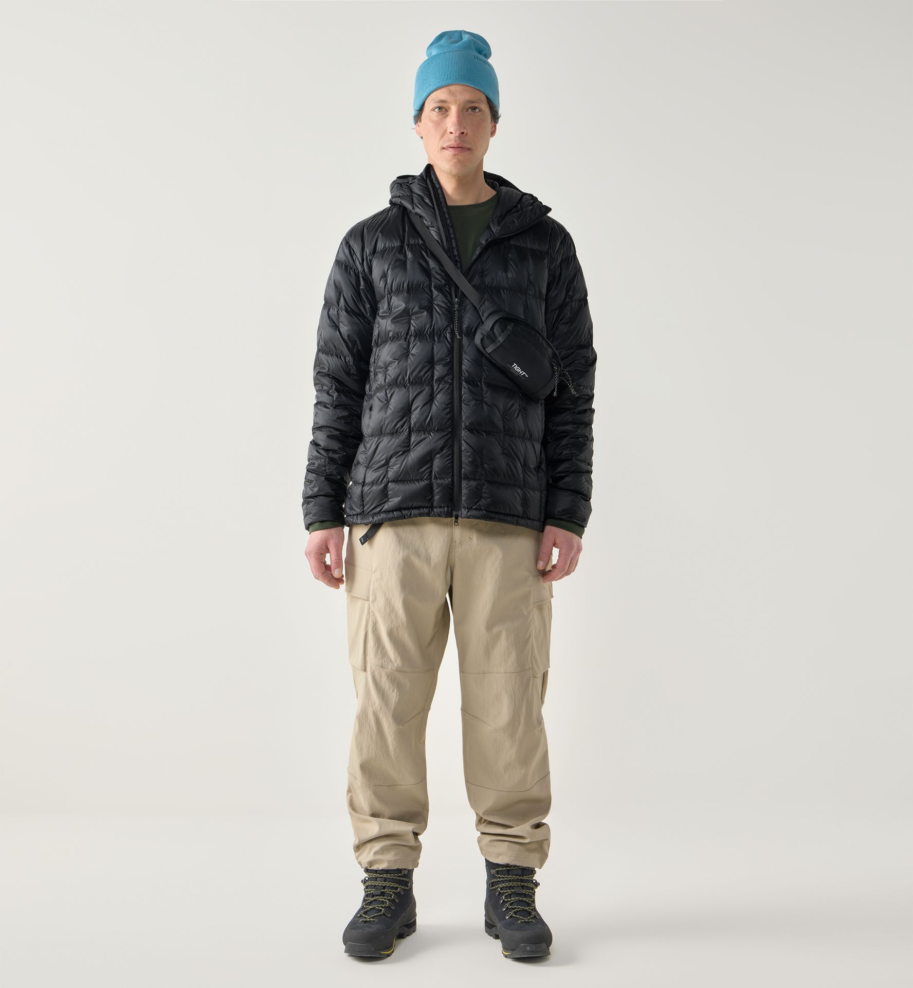 Hede Down Hood Men True Black