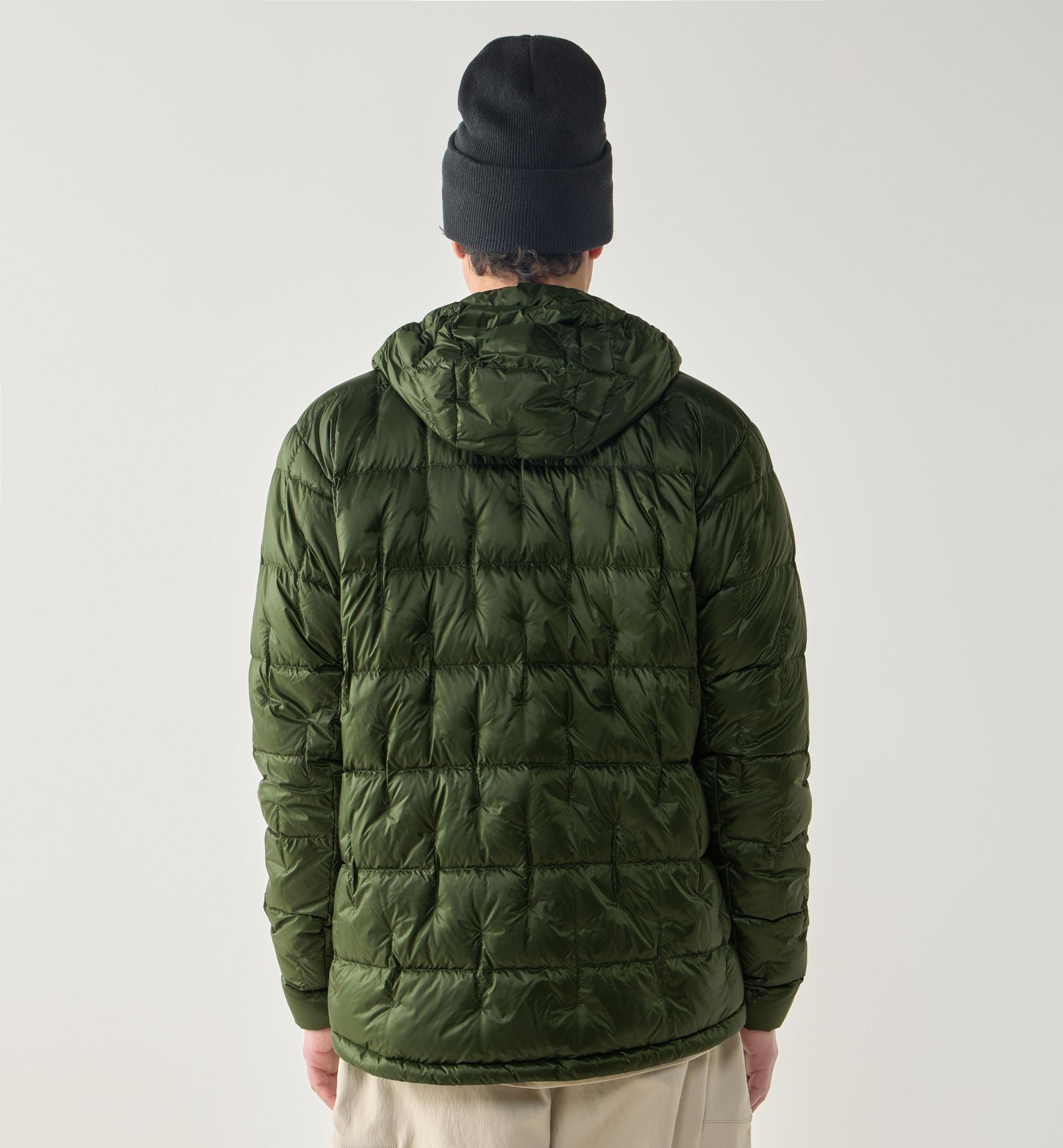Hede Down Hood Men Seaweed Green