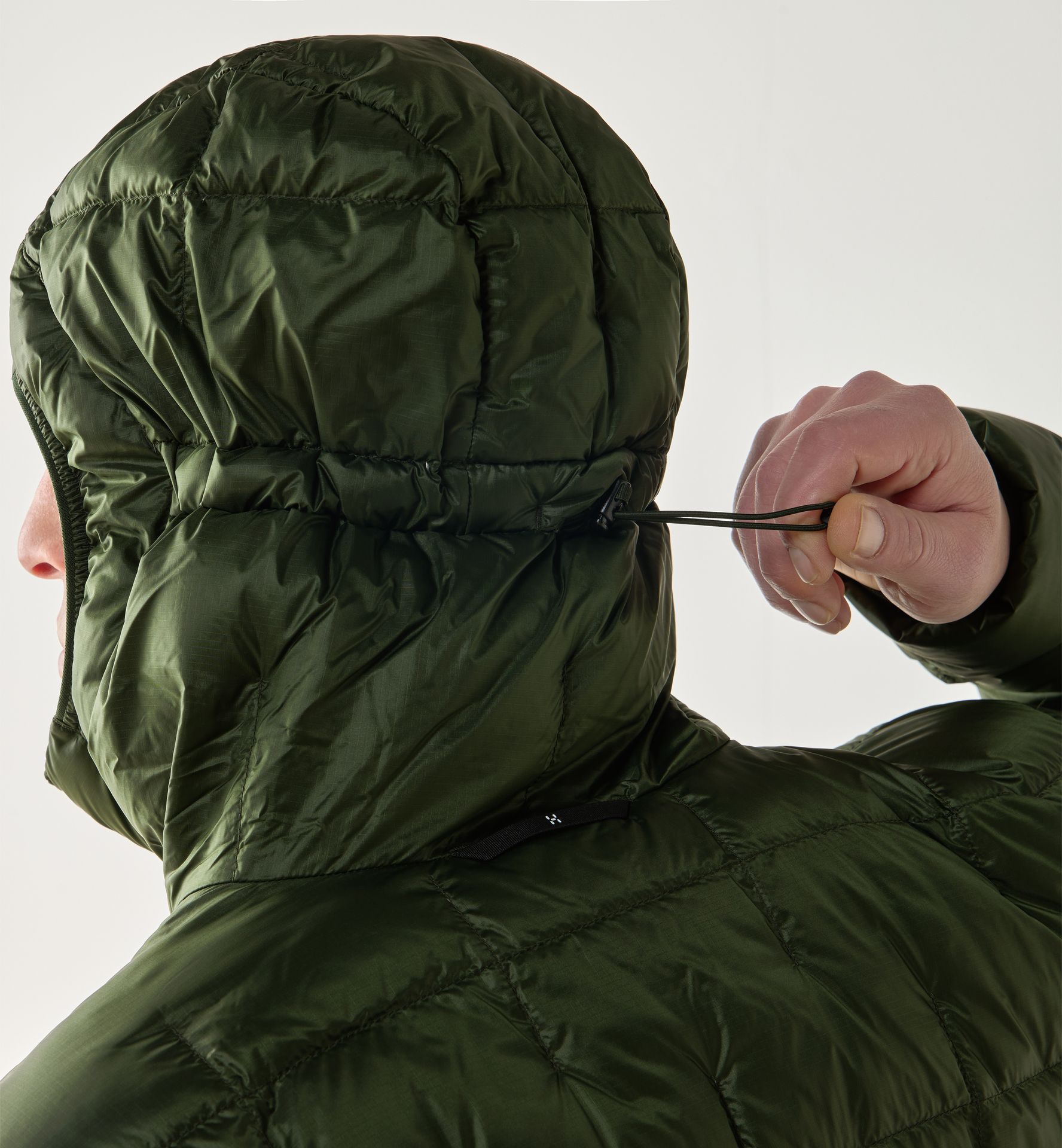 Hede Down Hood Men Seaweed Green