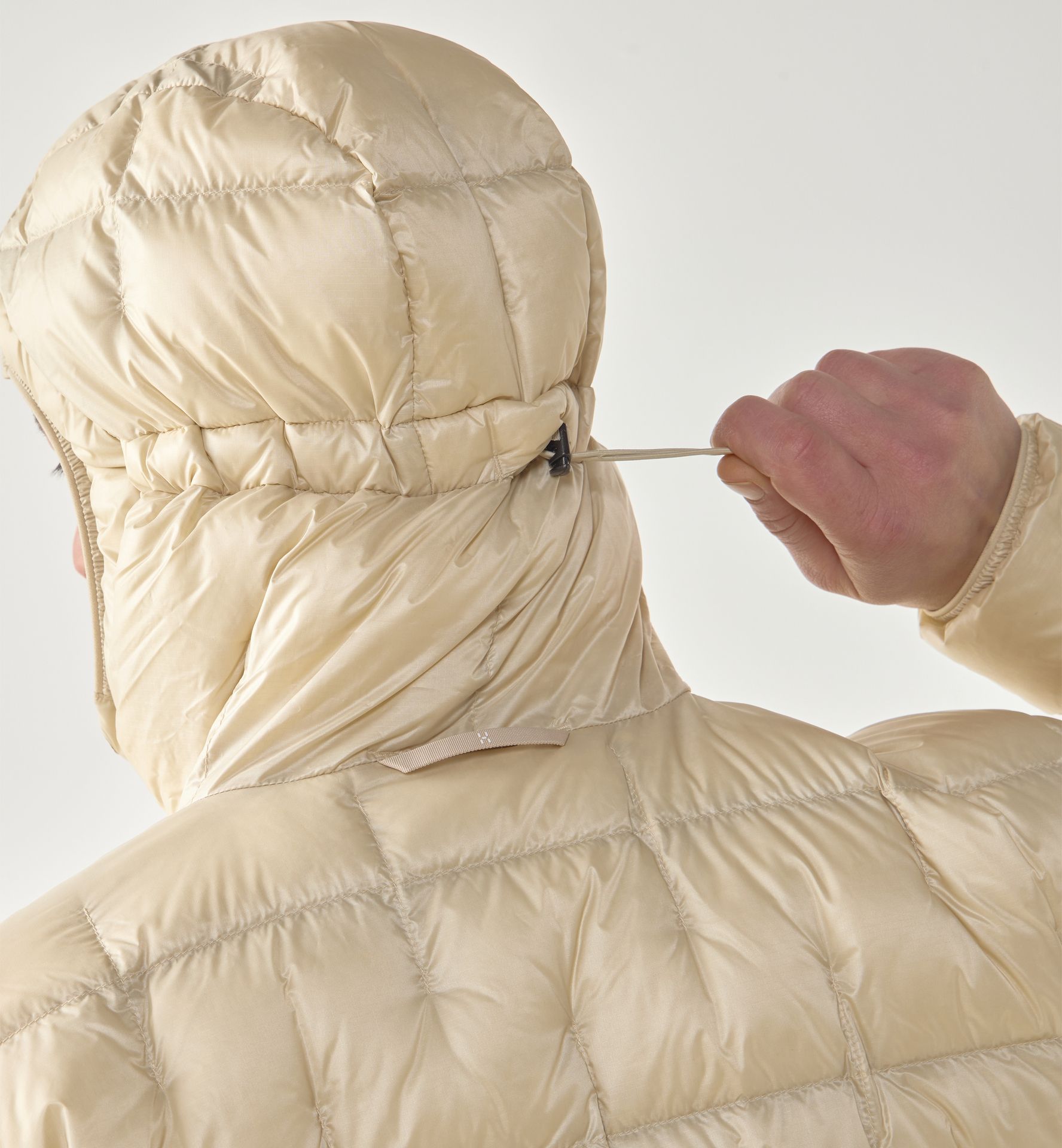 Hede Down Hood Men Chalk Beige