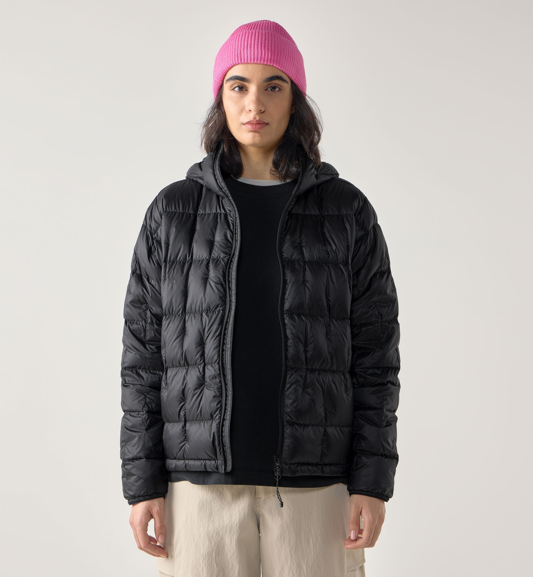 Hede Down Hood Women True Black