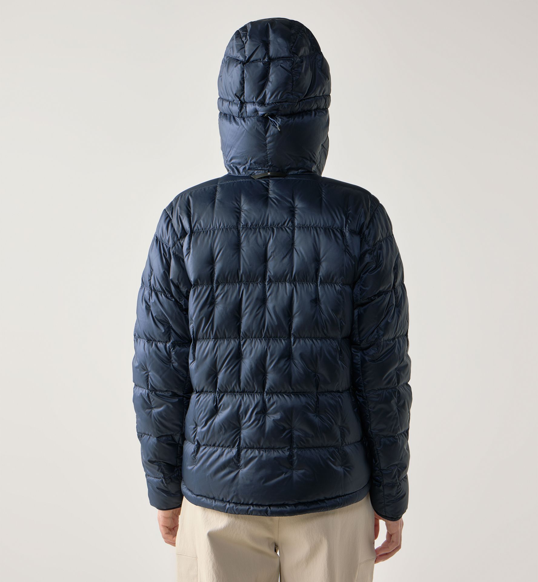 Hede Down Hood Women Tarn Blue