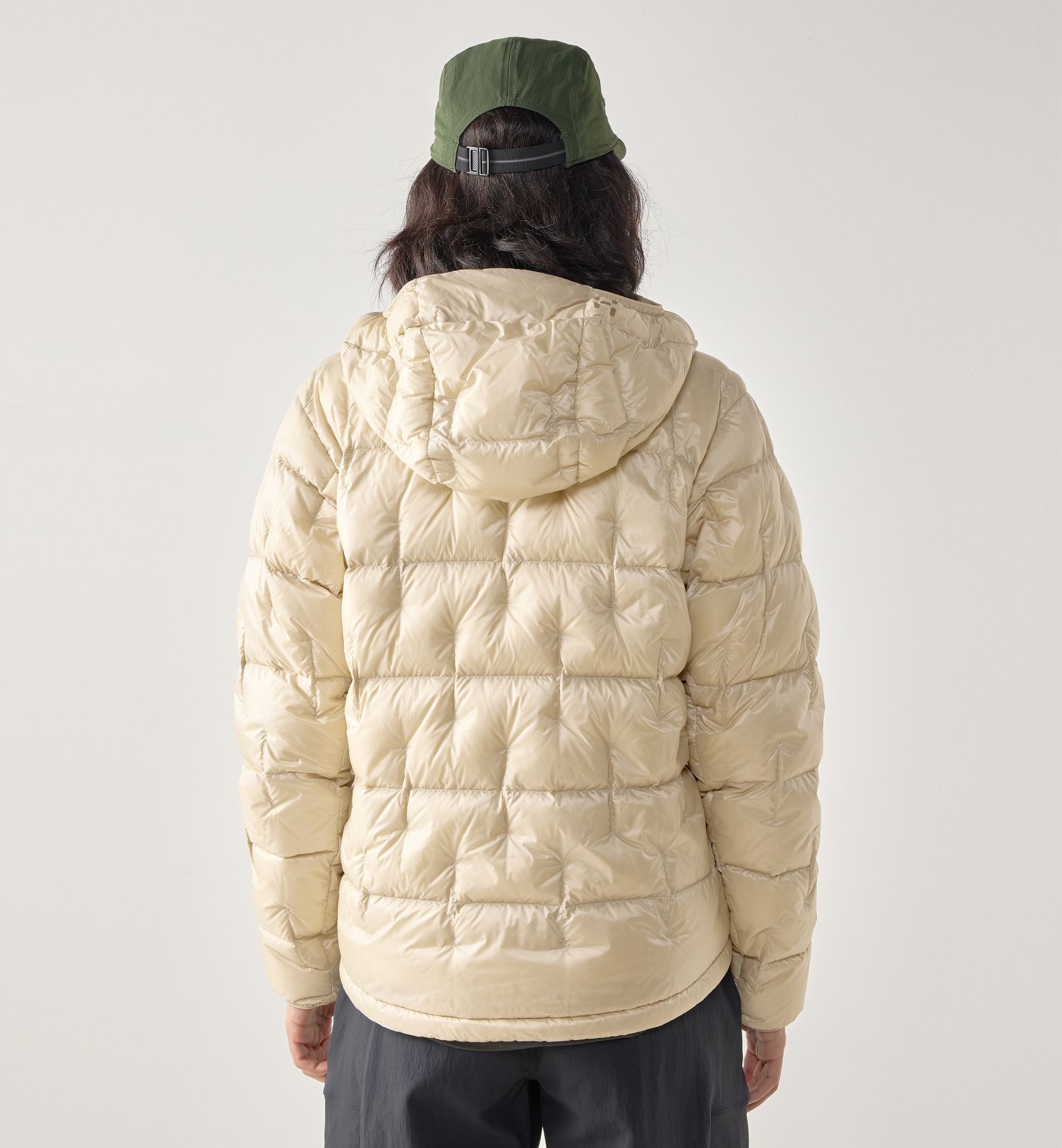 Hede Down Hood Women Chalk Beige