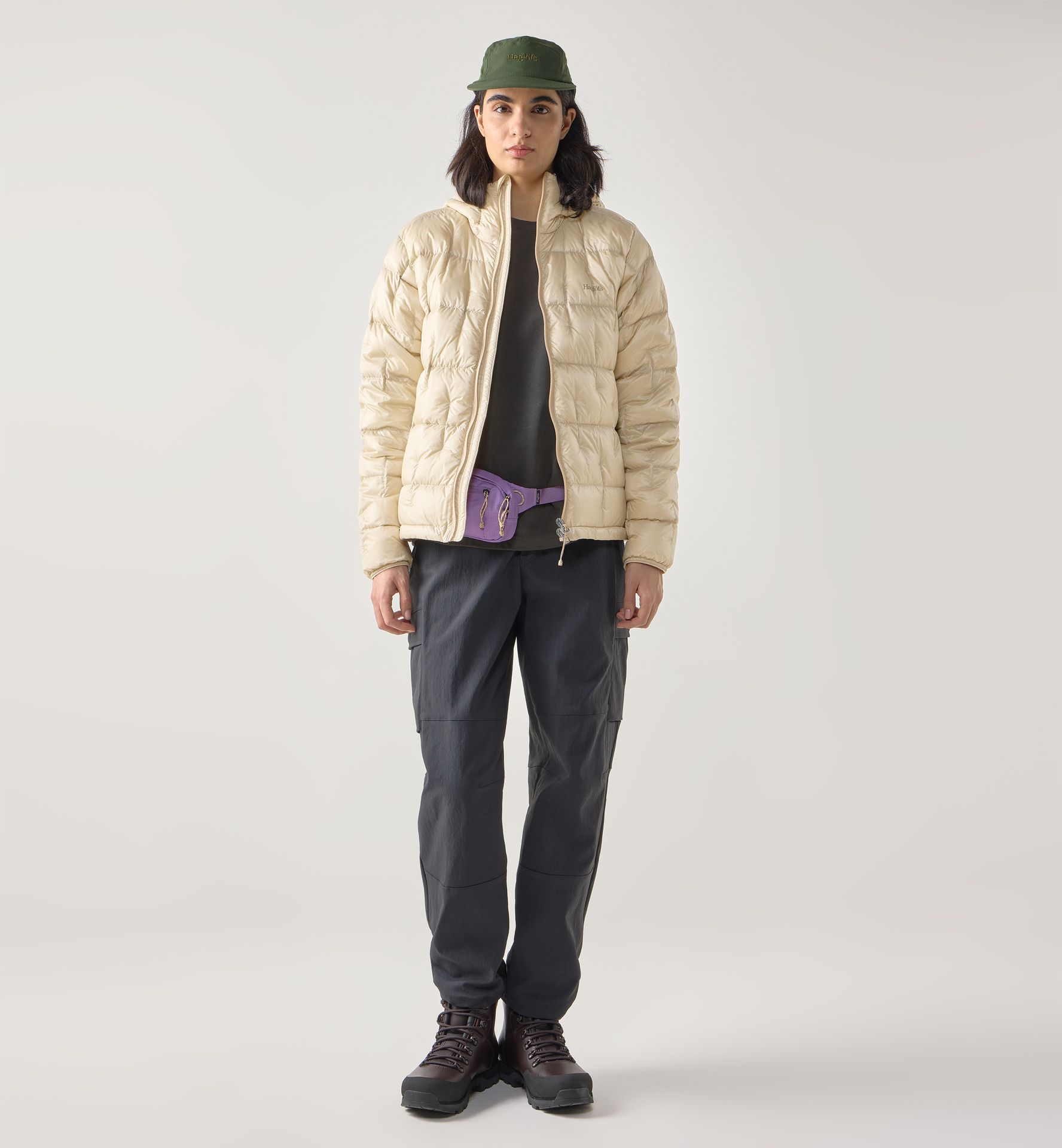 Hede Down Hood Women Chalk Beige