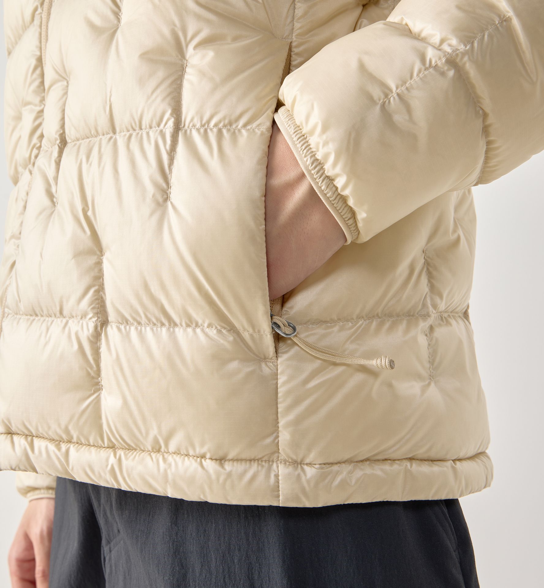 Hede Down Hood Women Chalk Beige