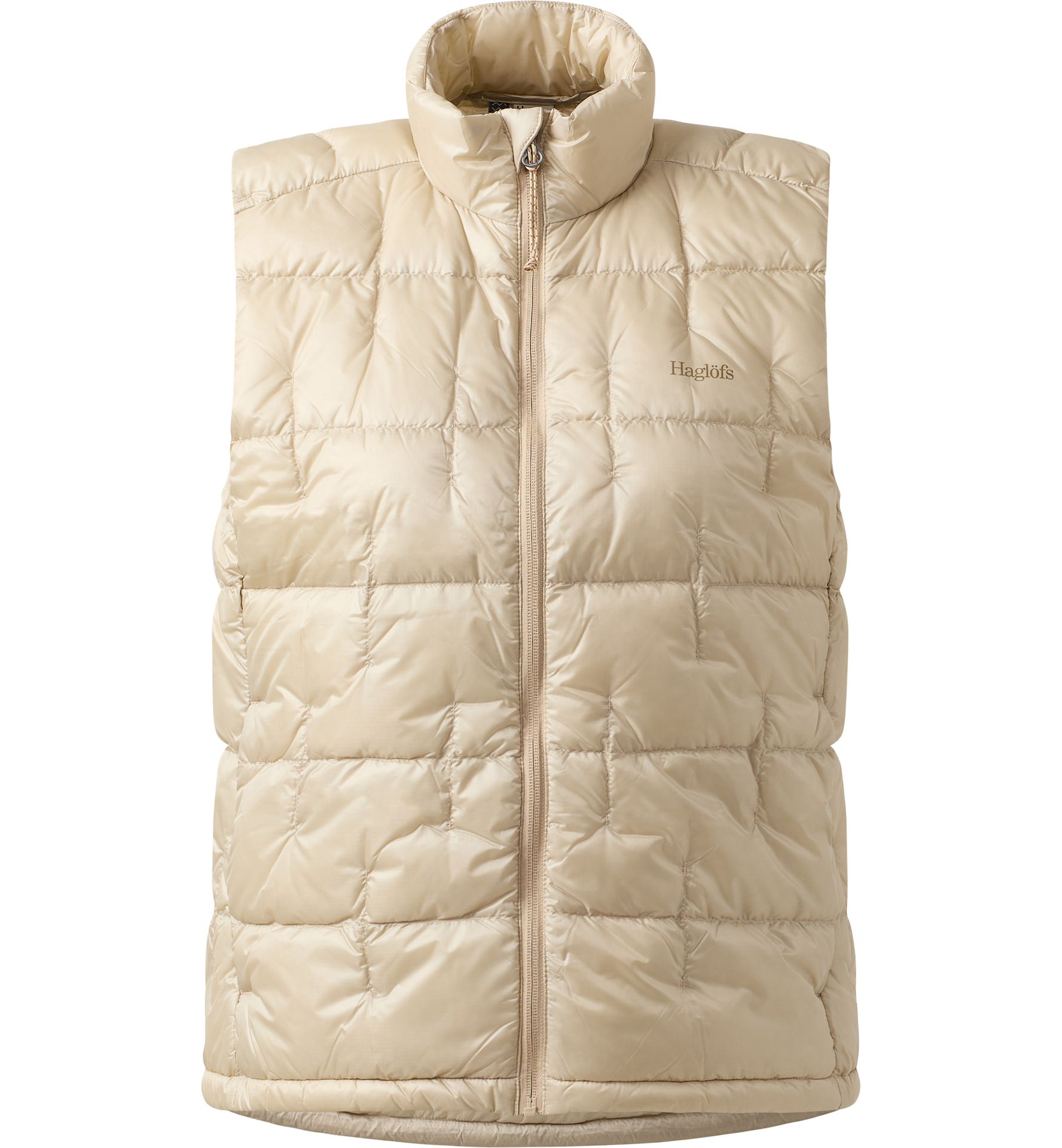 Hede Down Vest Women Chalk Beige
