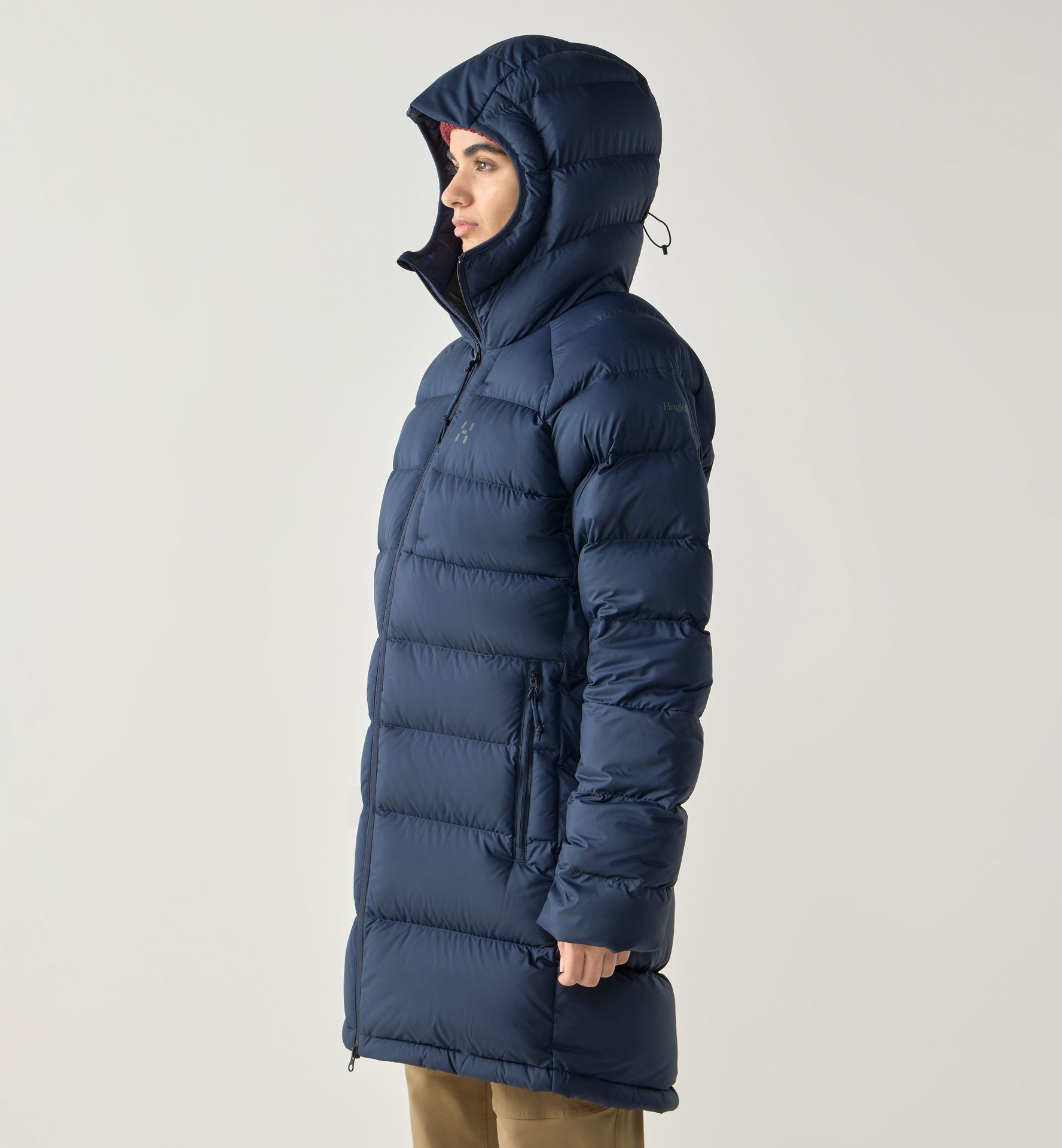 Rosson Down Parka Women Tarn Blue