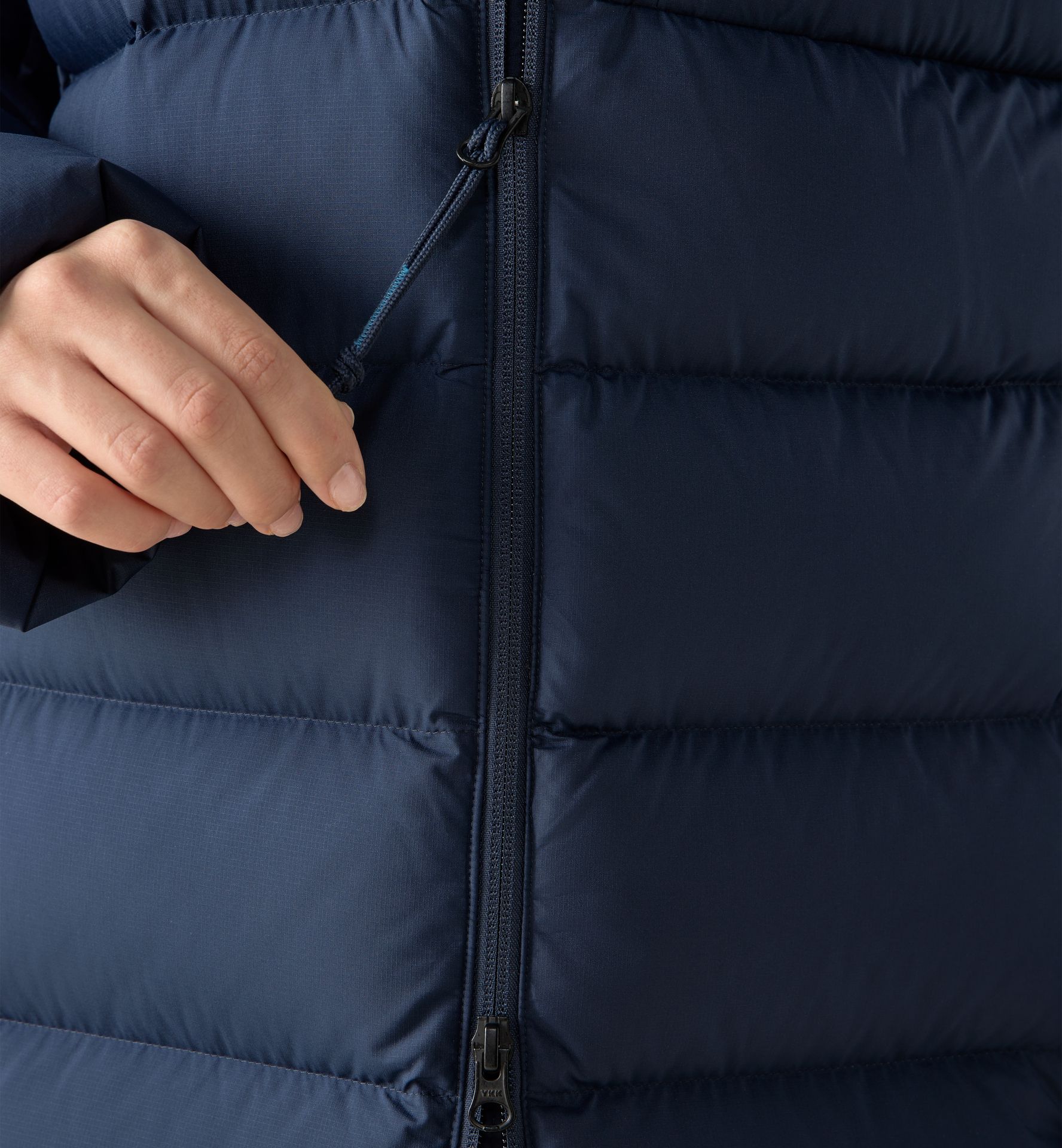 Rosson Down Parka Women Tarn Blue