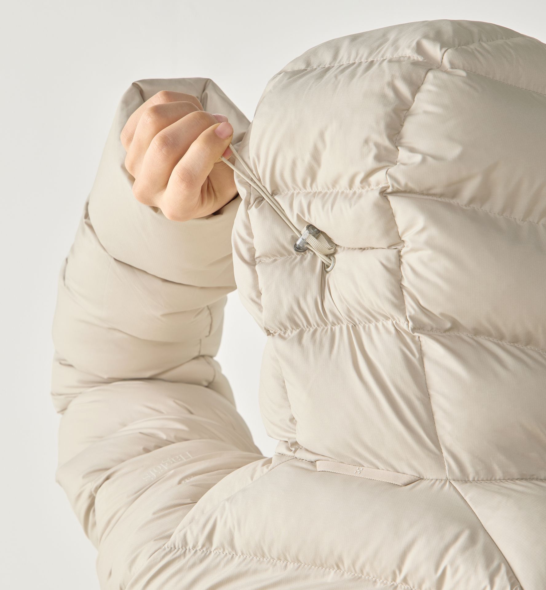 Rosson Down Parka Women Chalk Beige