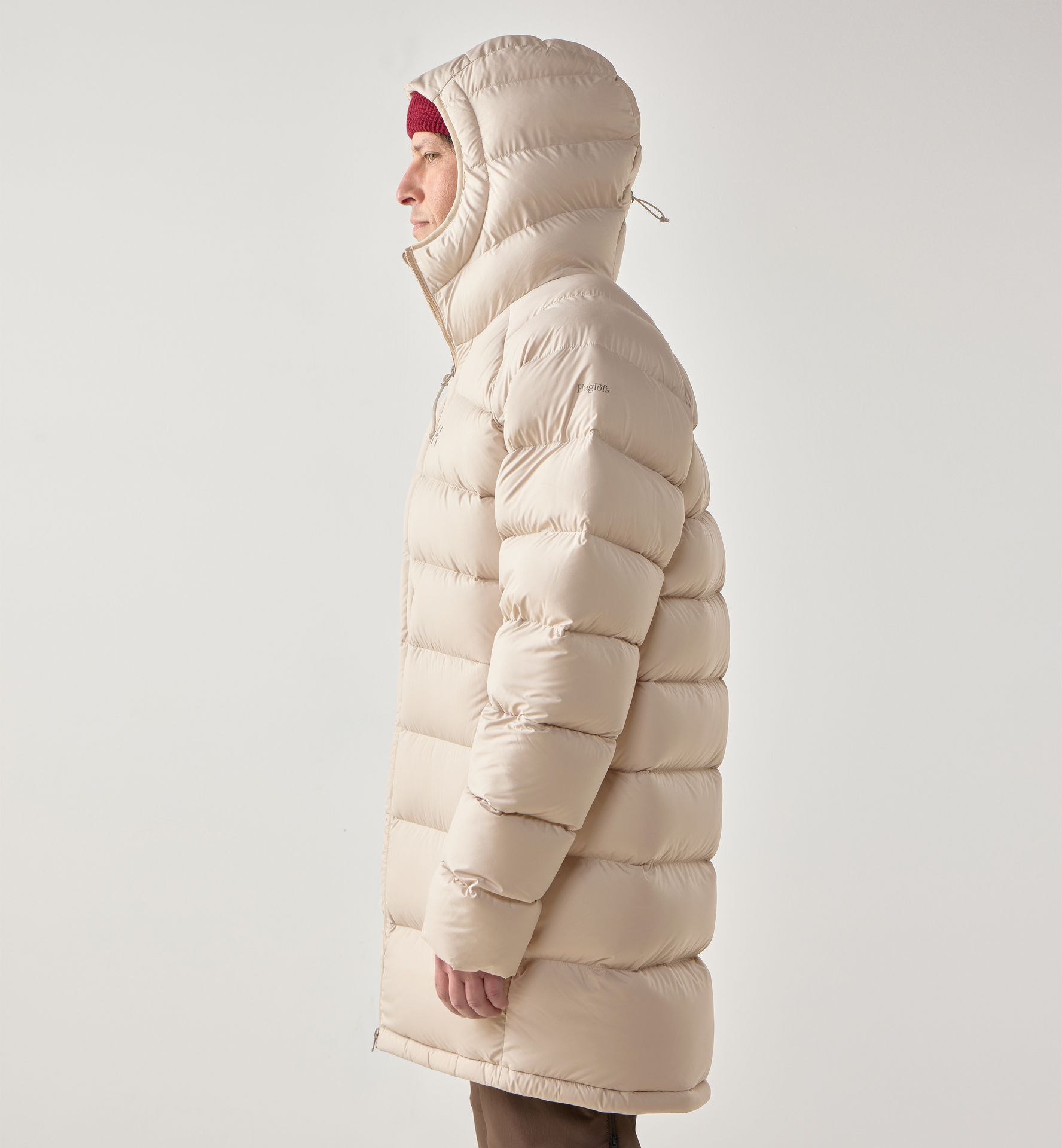 Rosson Down Parka Men Chalk Beige