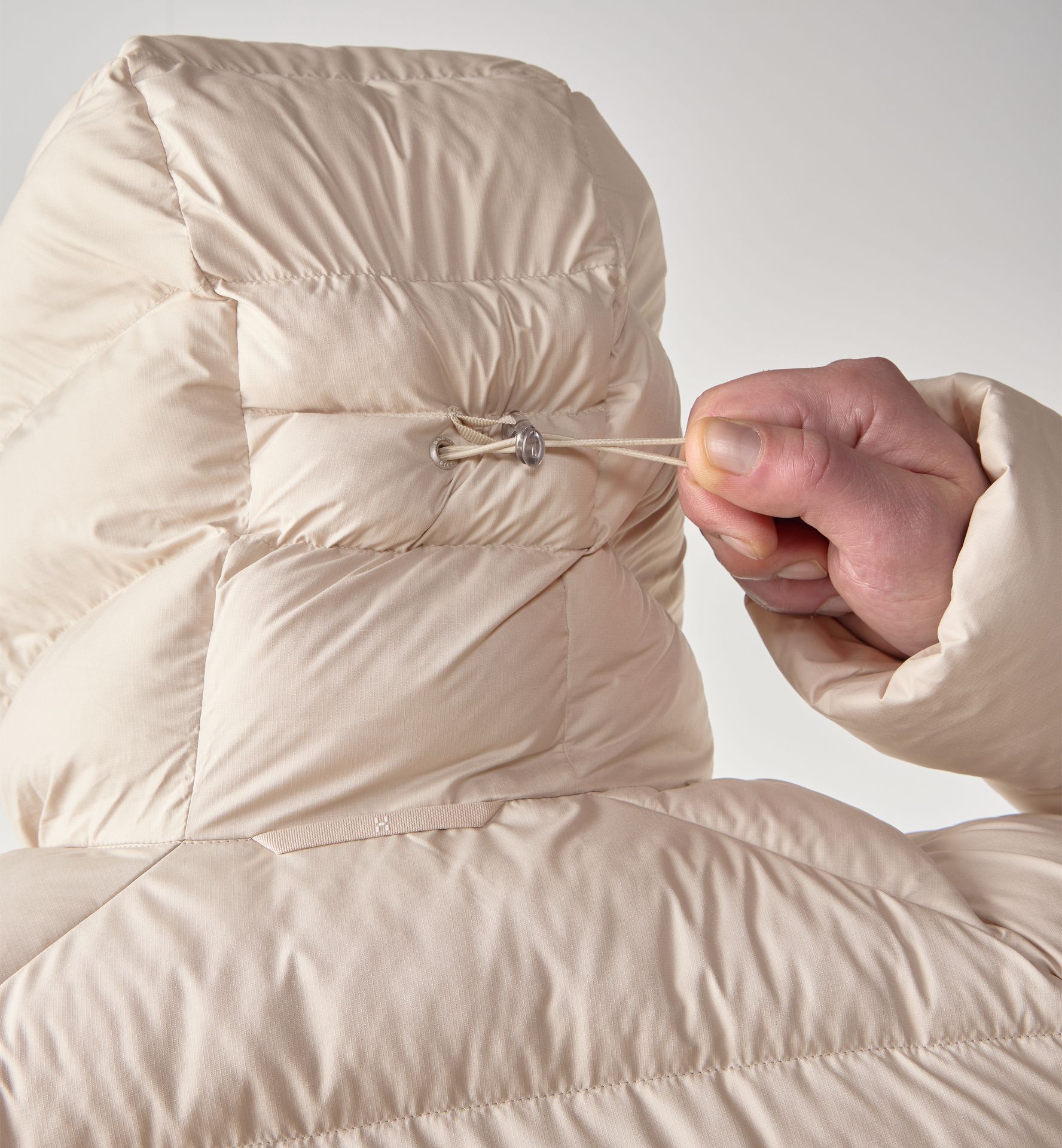 Rosson Down Parka Men Chalk Beige