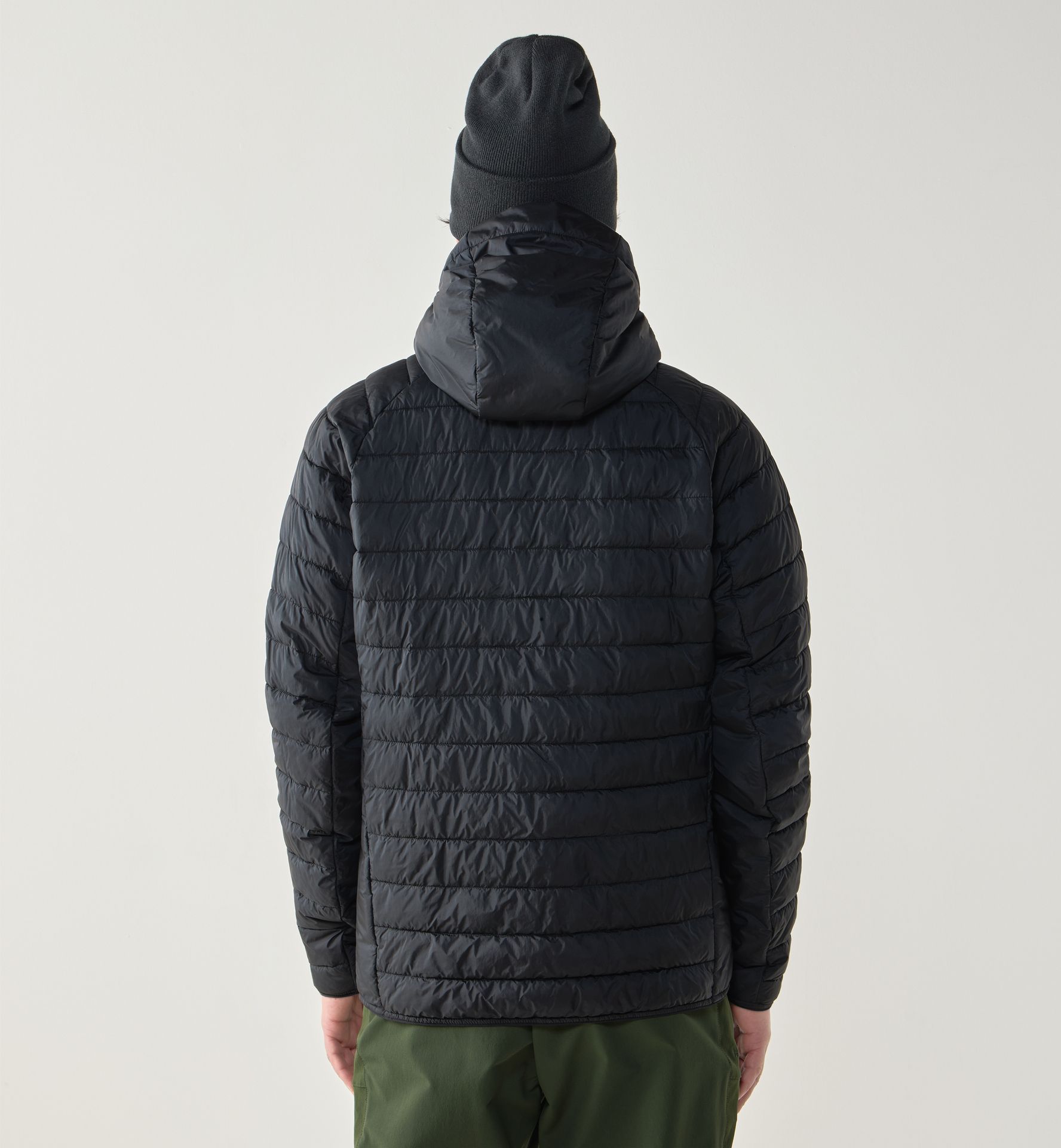 Brand Mimic Hood Men True Black