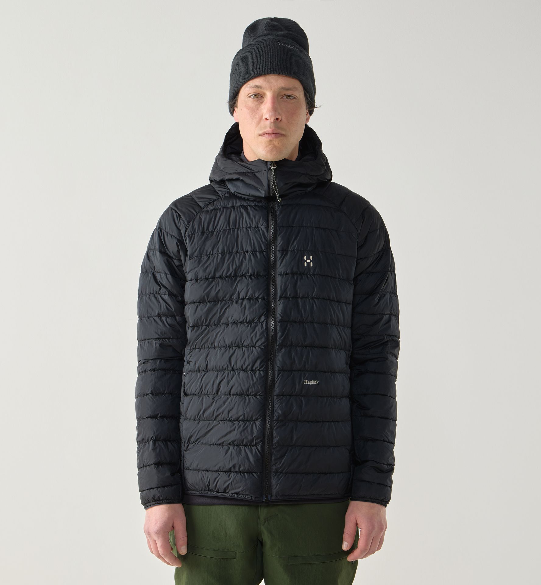 Brand Mimic Hood Men True Black