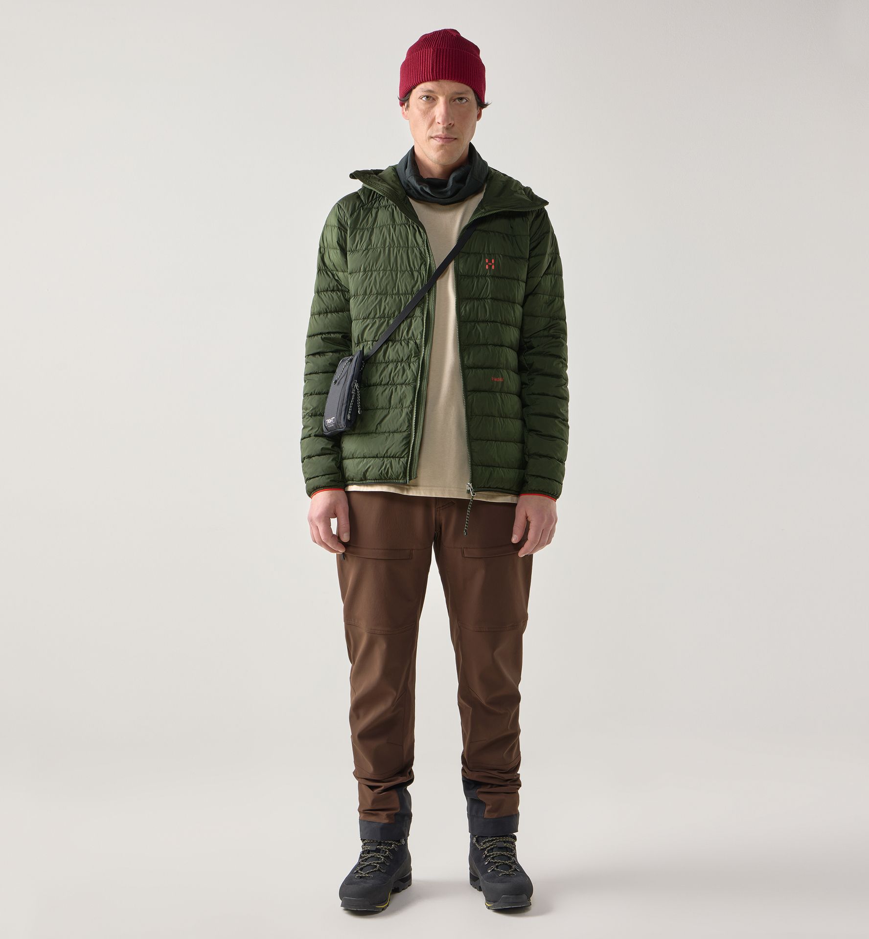 Brand Mimic Hood Men Seaweed Green
