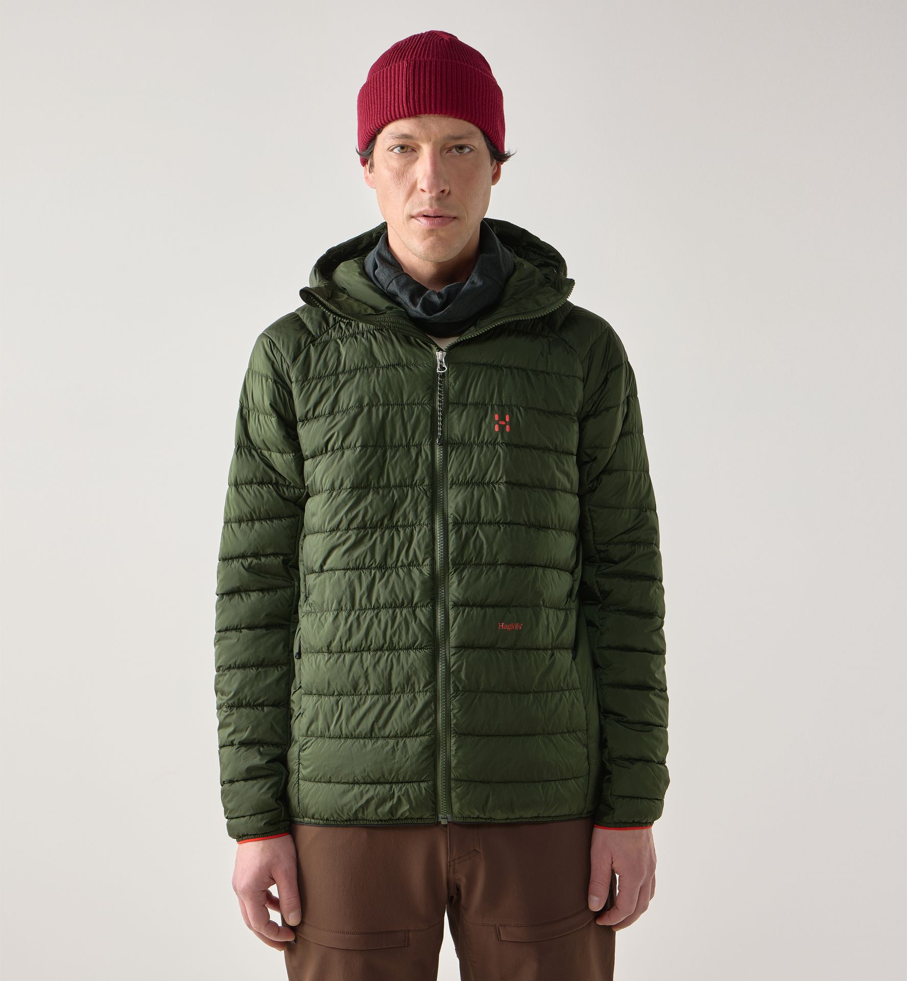 Brand Mimic Hood Men Seaweed Green