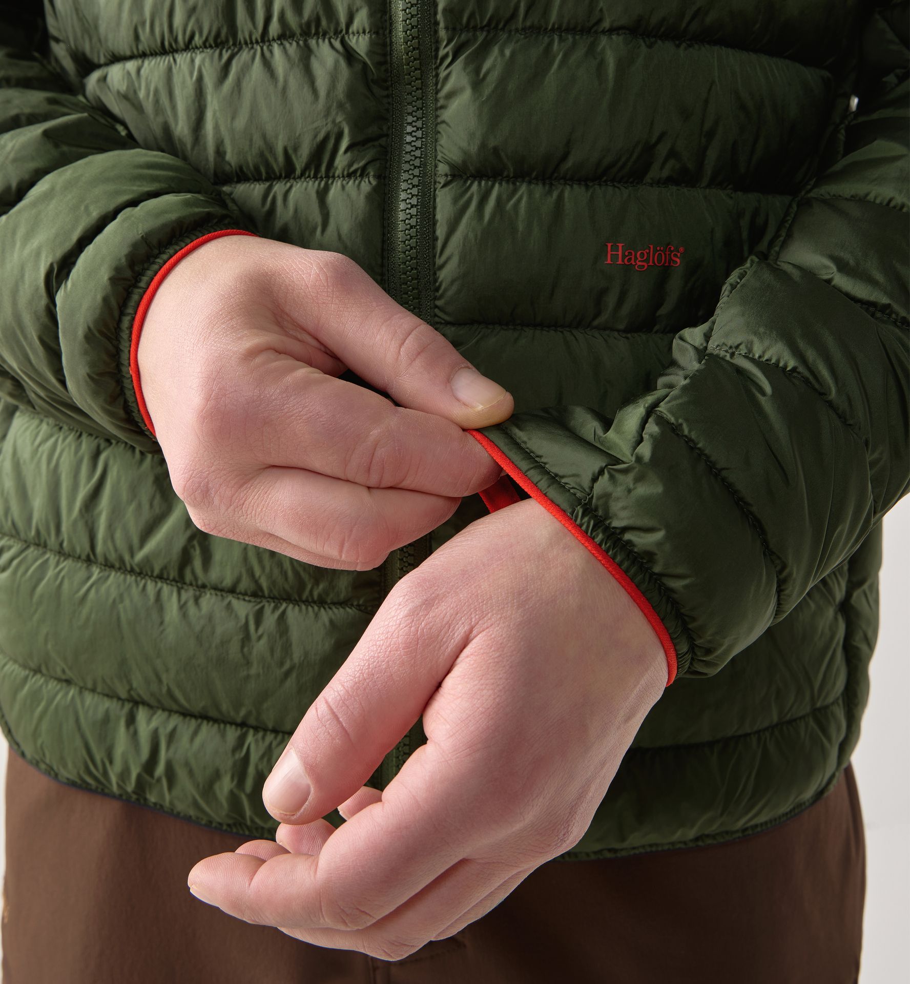 Brand Mimic Hood Men Seaweed Green