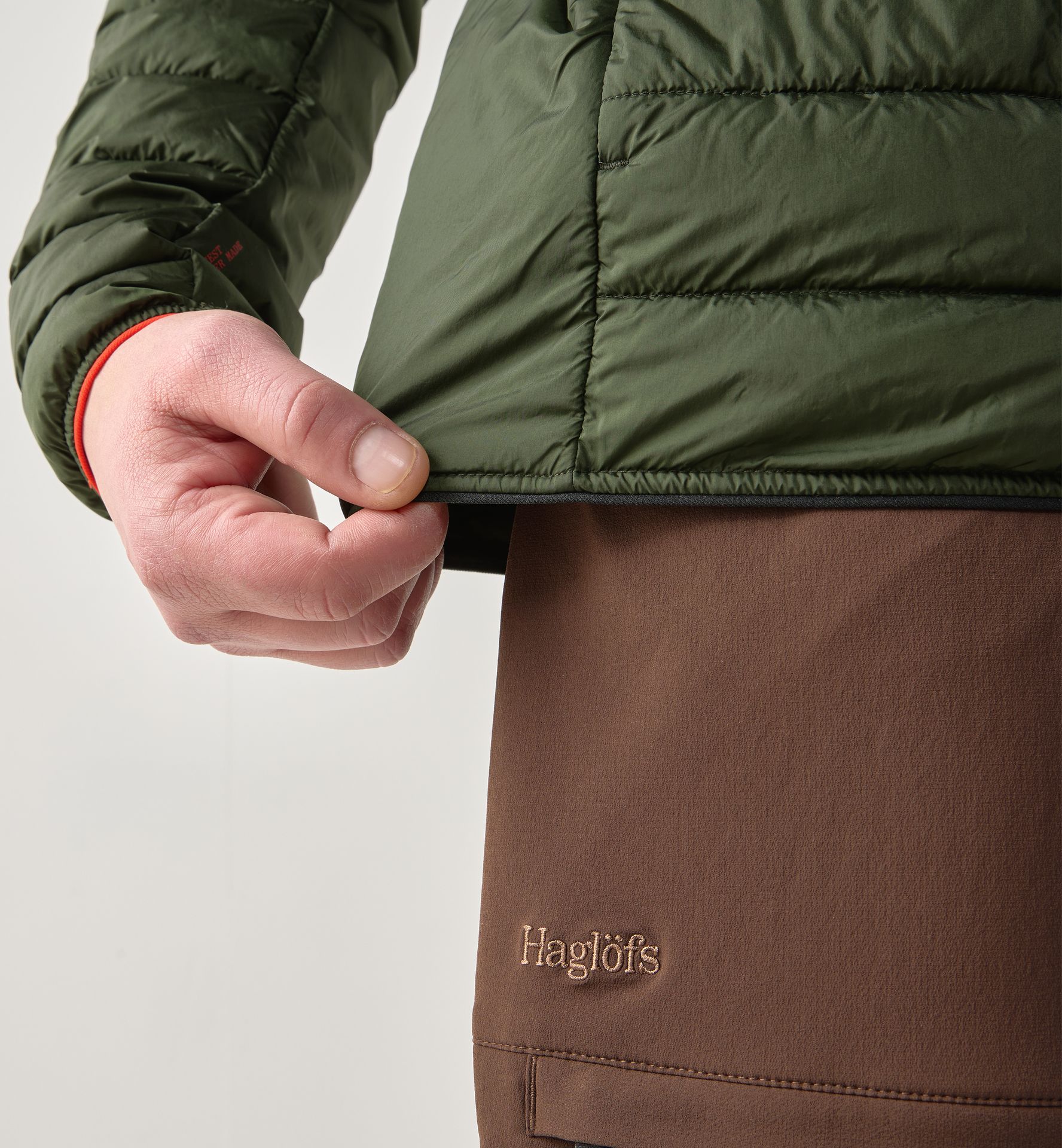 Brand Mimic Hood Men Seaweed Green