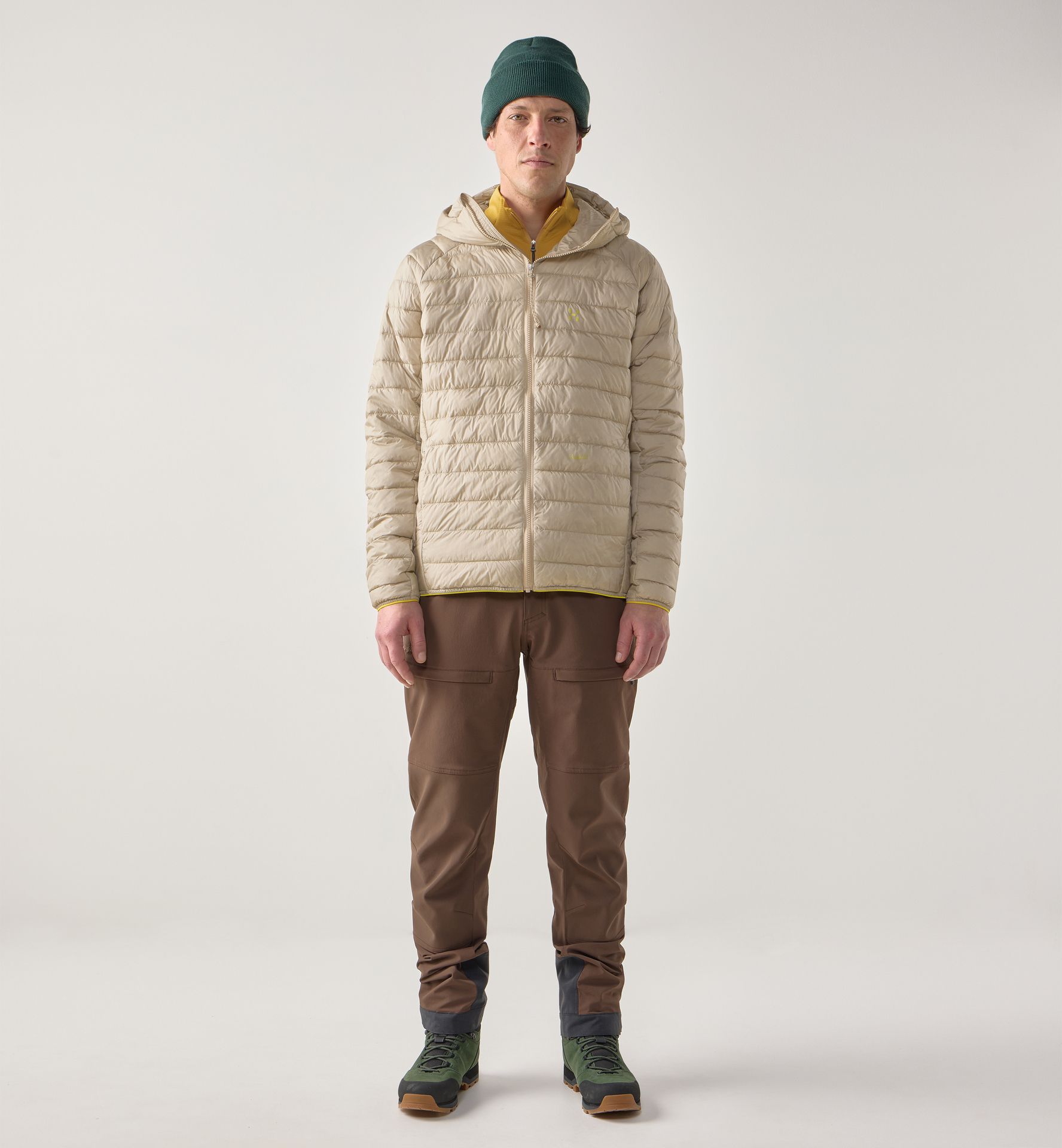 Brand Mimic Hood Men Chalk Beige