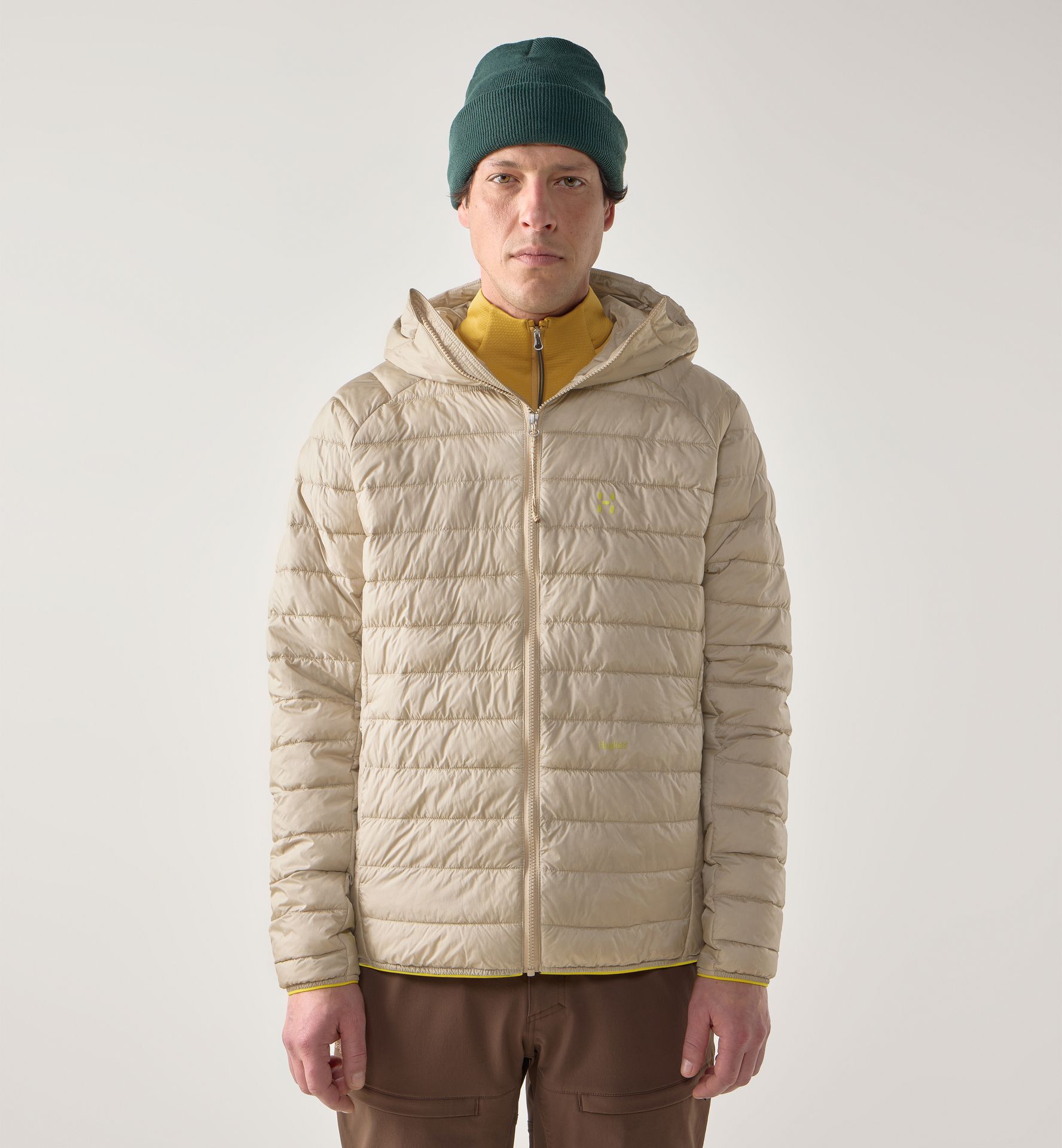 Brand Mimic Hood Men Chalk Beige