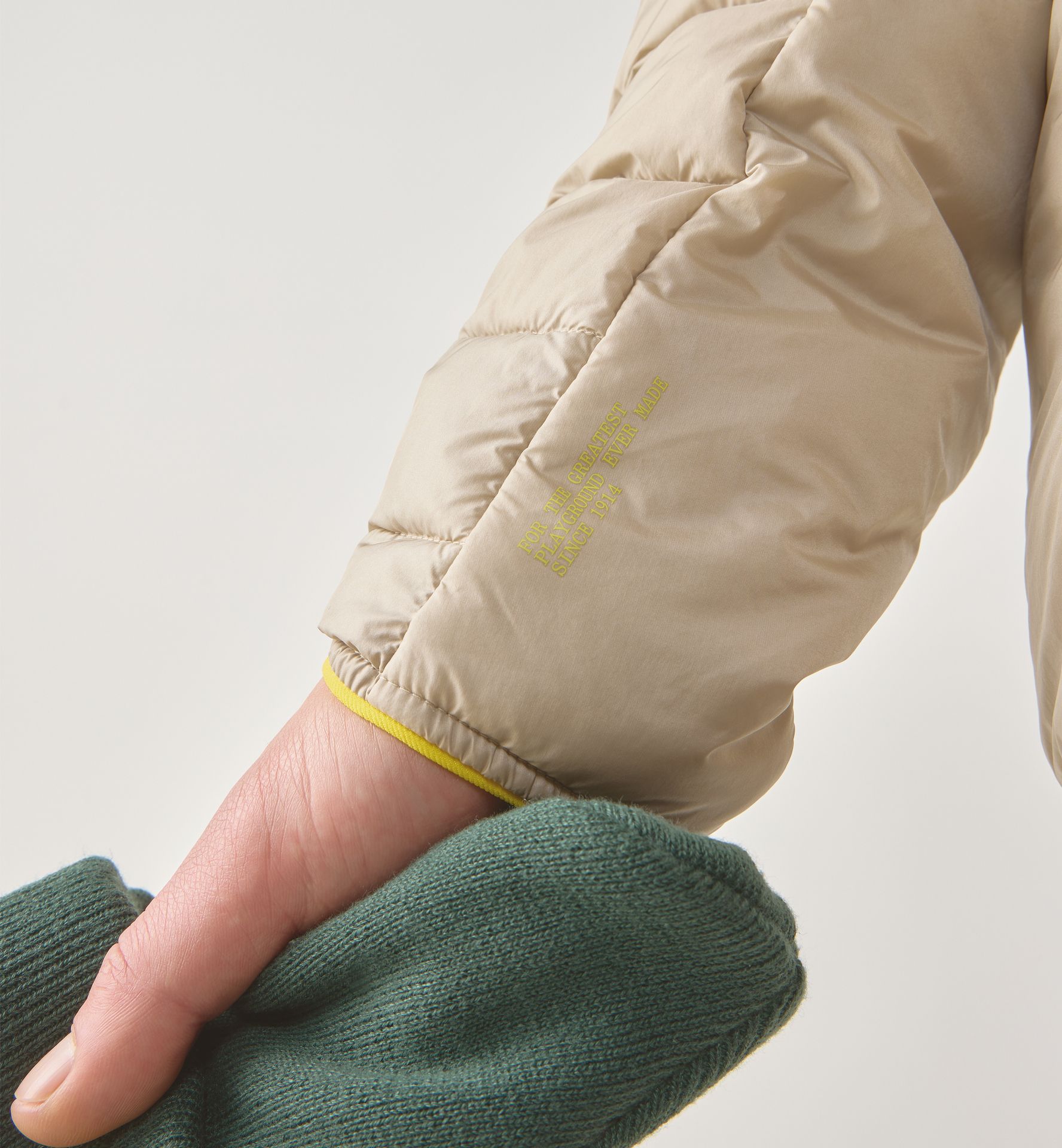 Brand Mimic Hood Men Chalk Beige