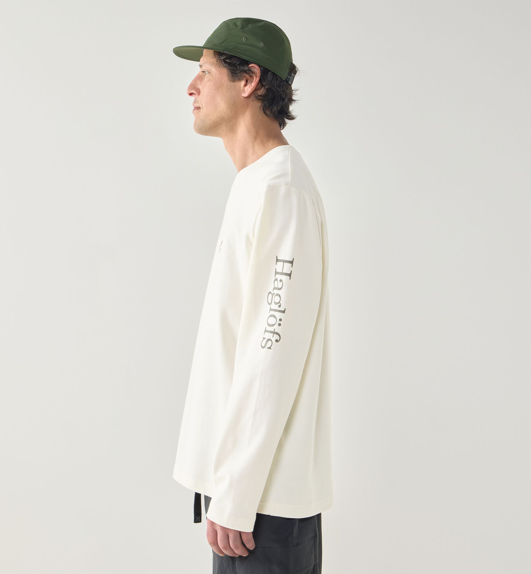 Brand LS Tee Men Soft White