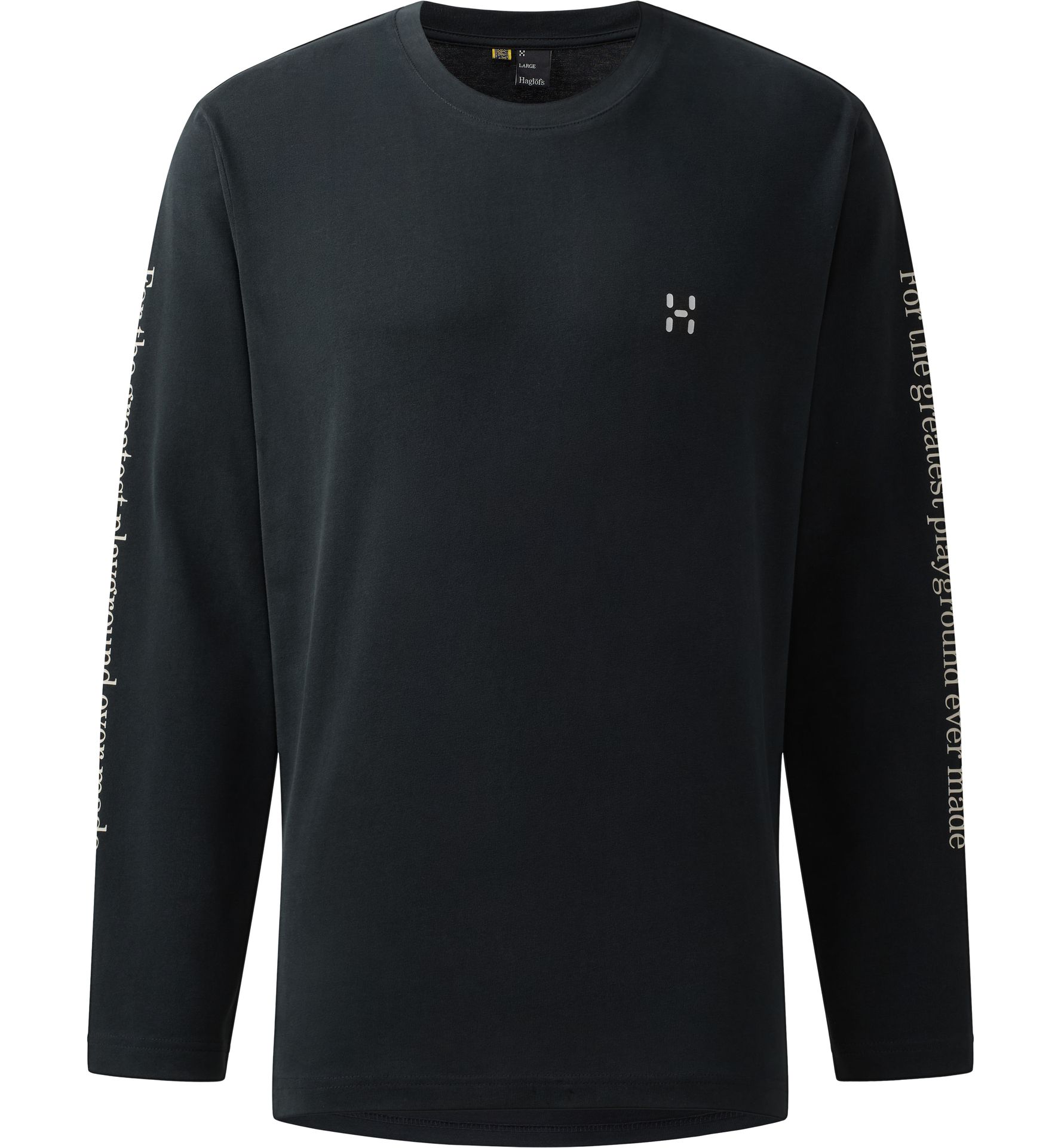 Brand LS Tee Men True Black