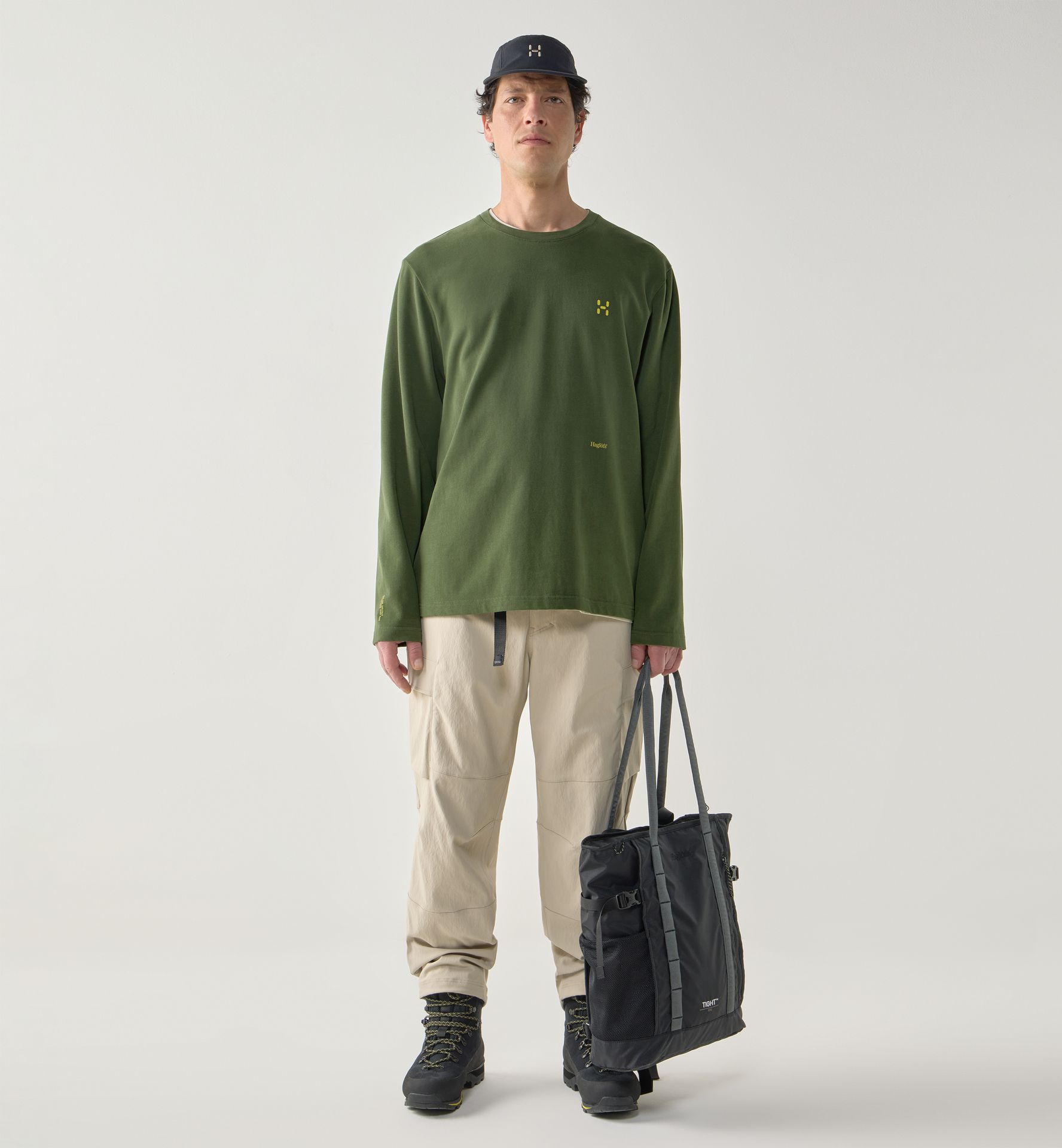 Brand LS Tee Men Seaweed Green