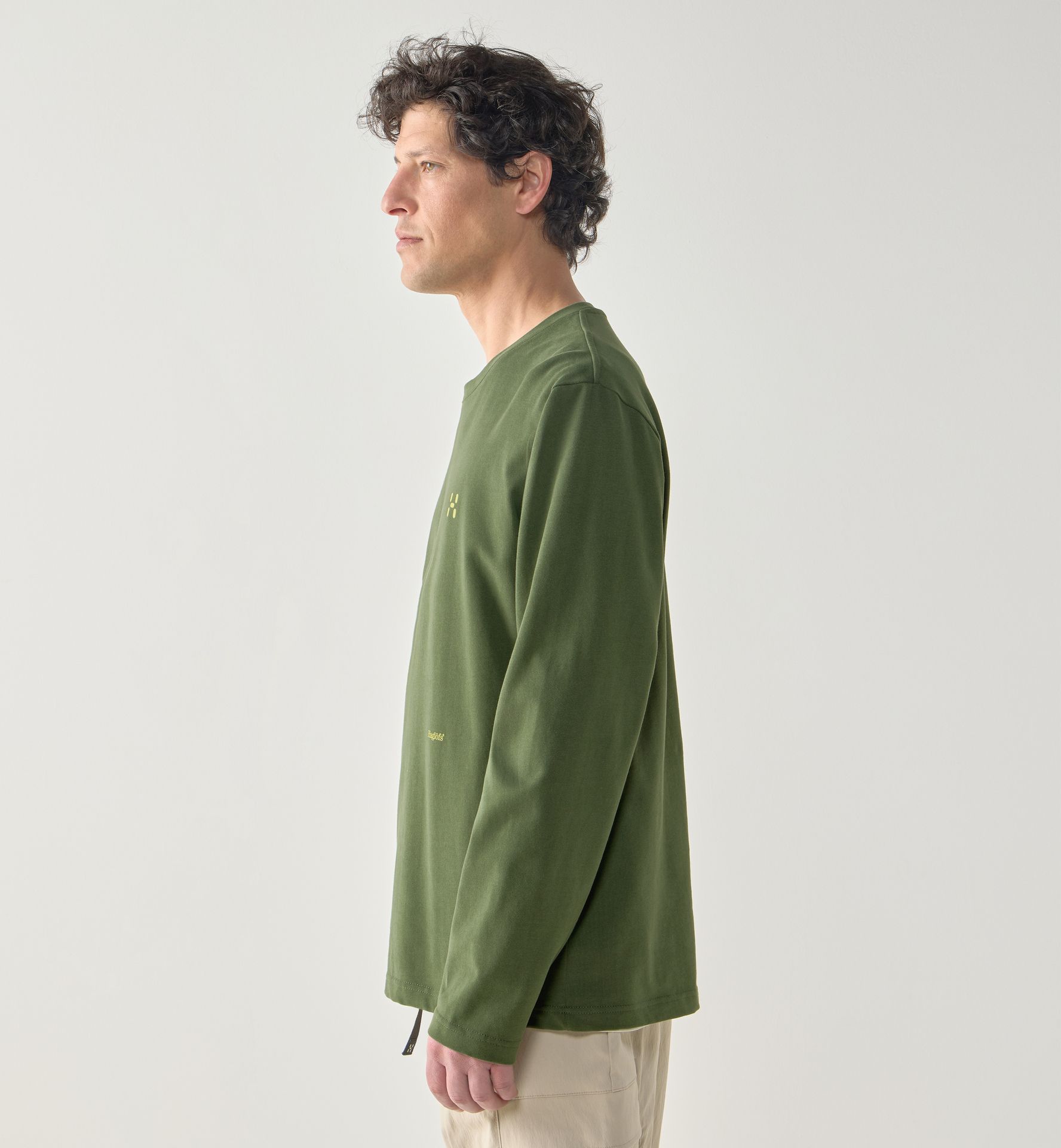 Brand LS Tee Men Seaweed Green