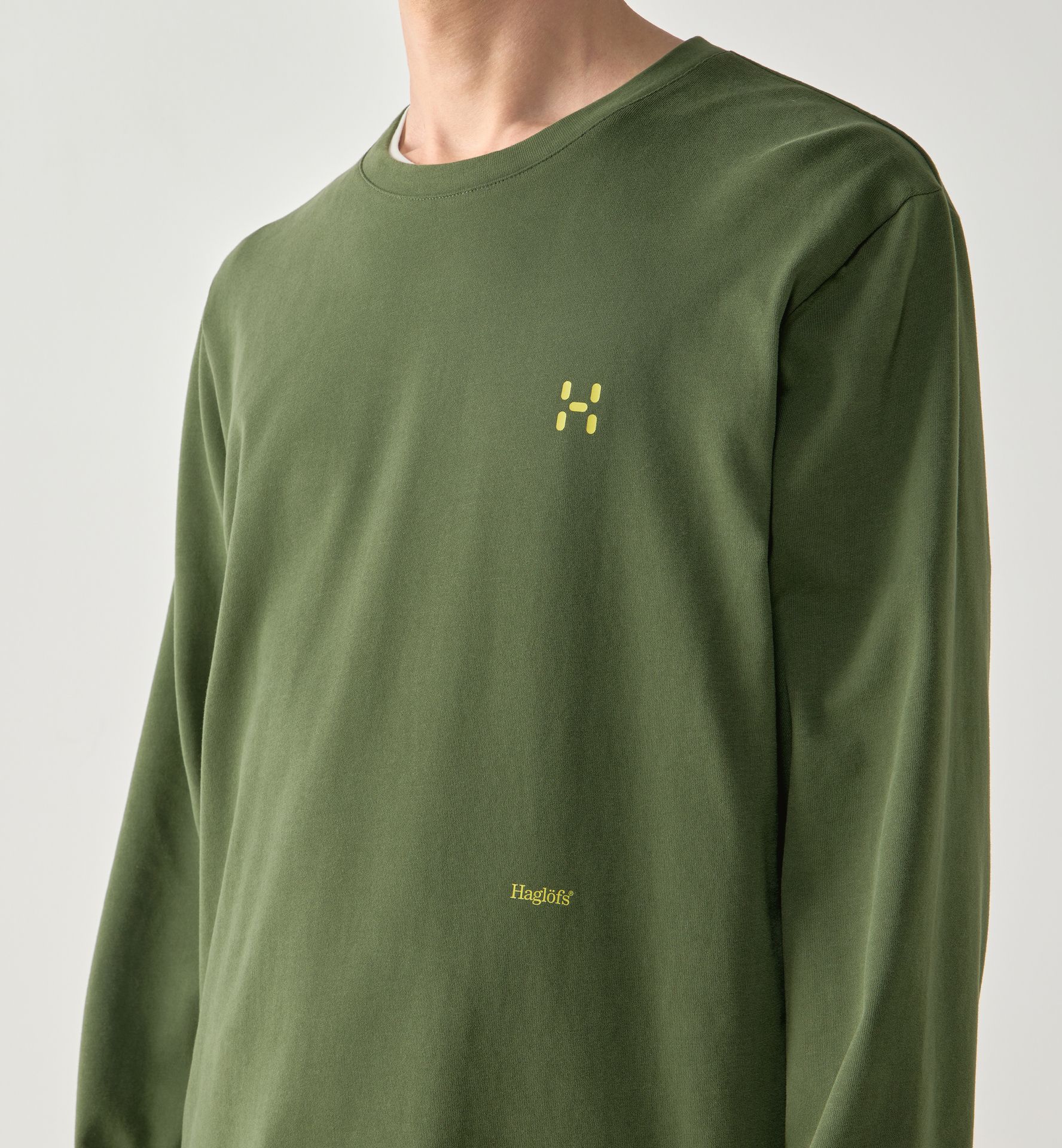 Brand LS Tee Men Seaweed Green