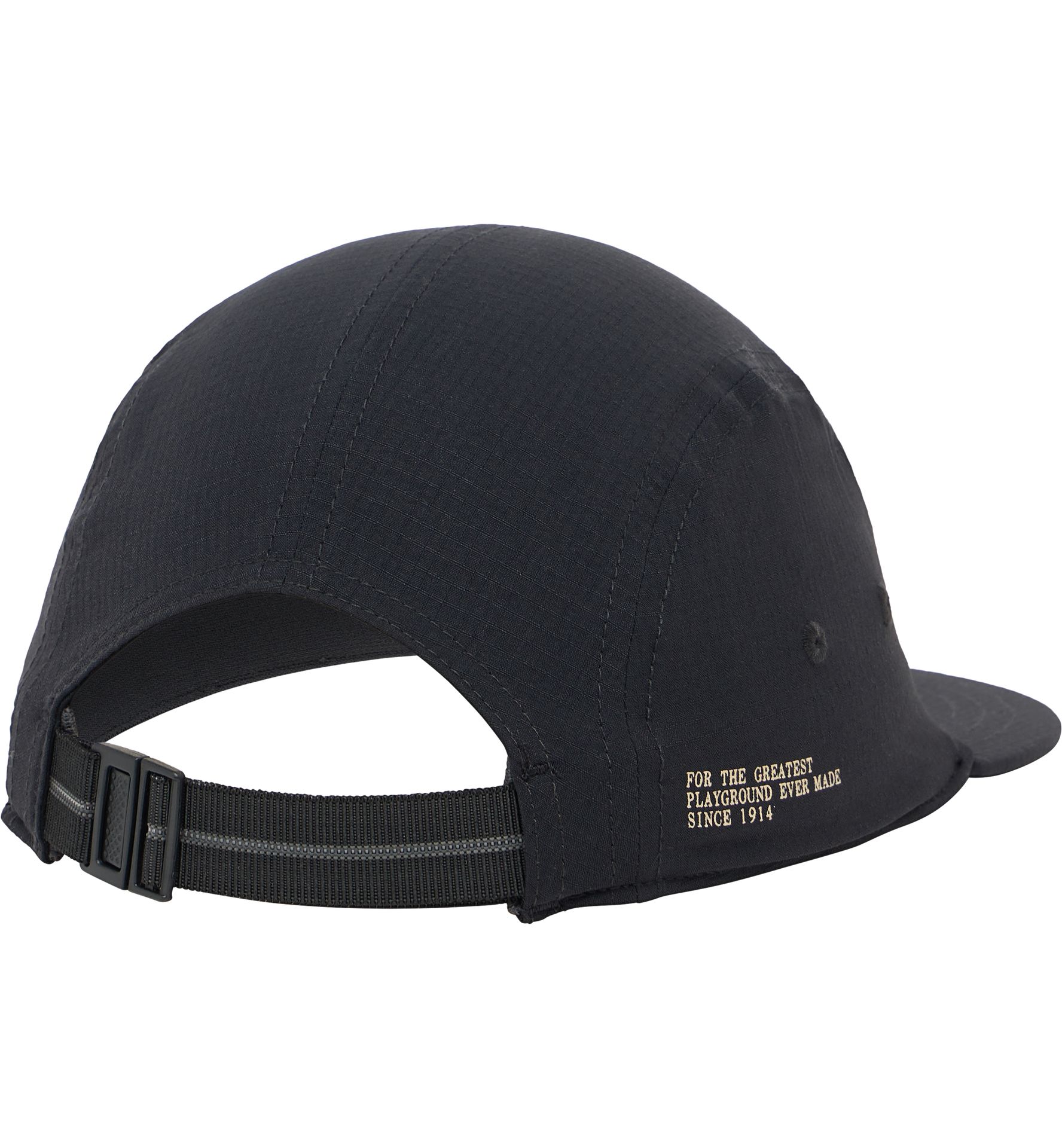 Brand Five Panel Cap True Black