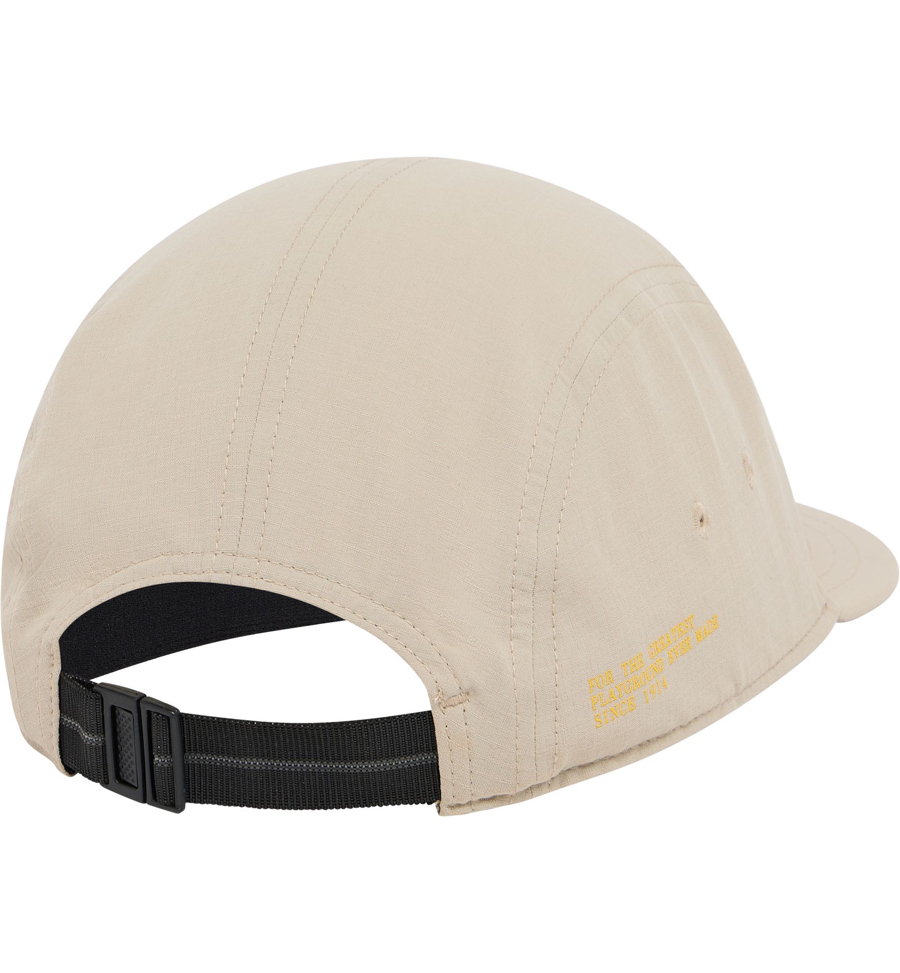 Brand Five Panel Cap Chalk Beige