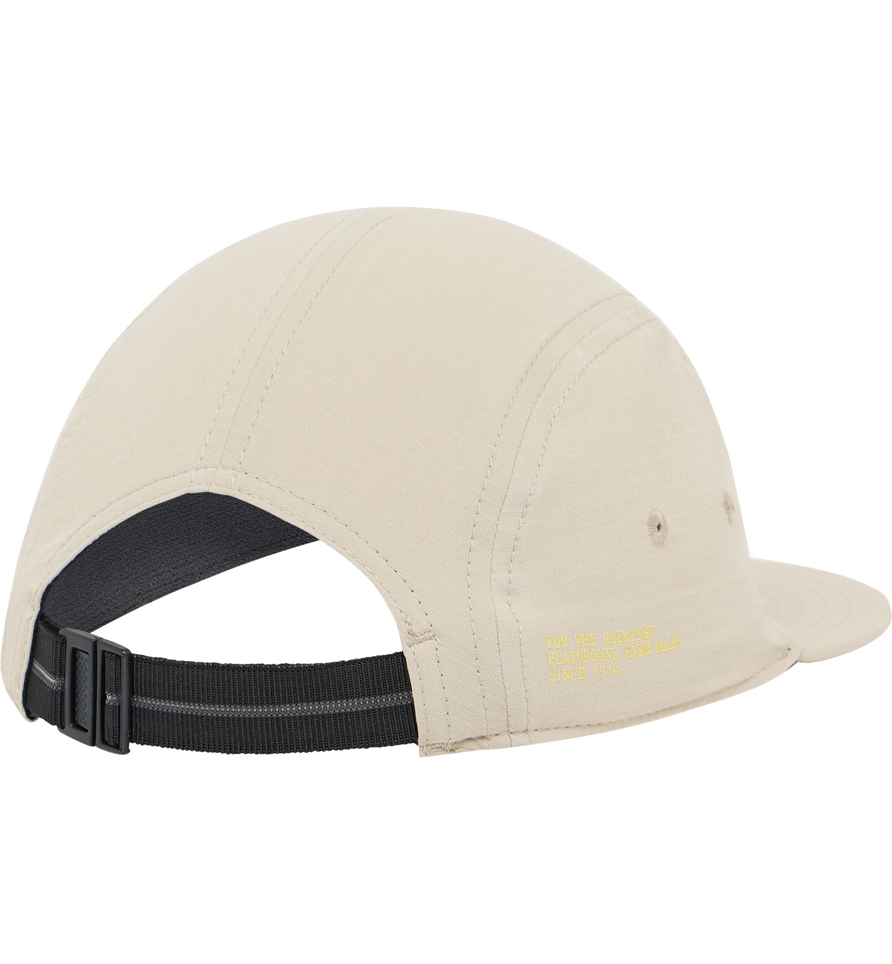 Brand Five Panel Cap Chalk Beige