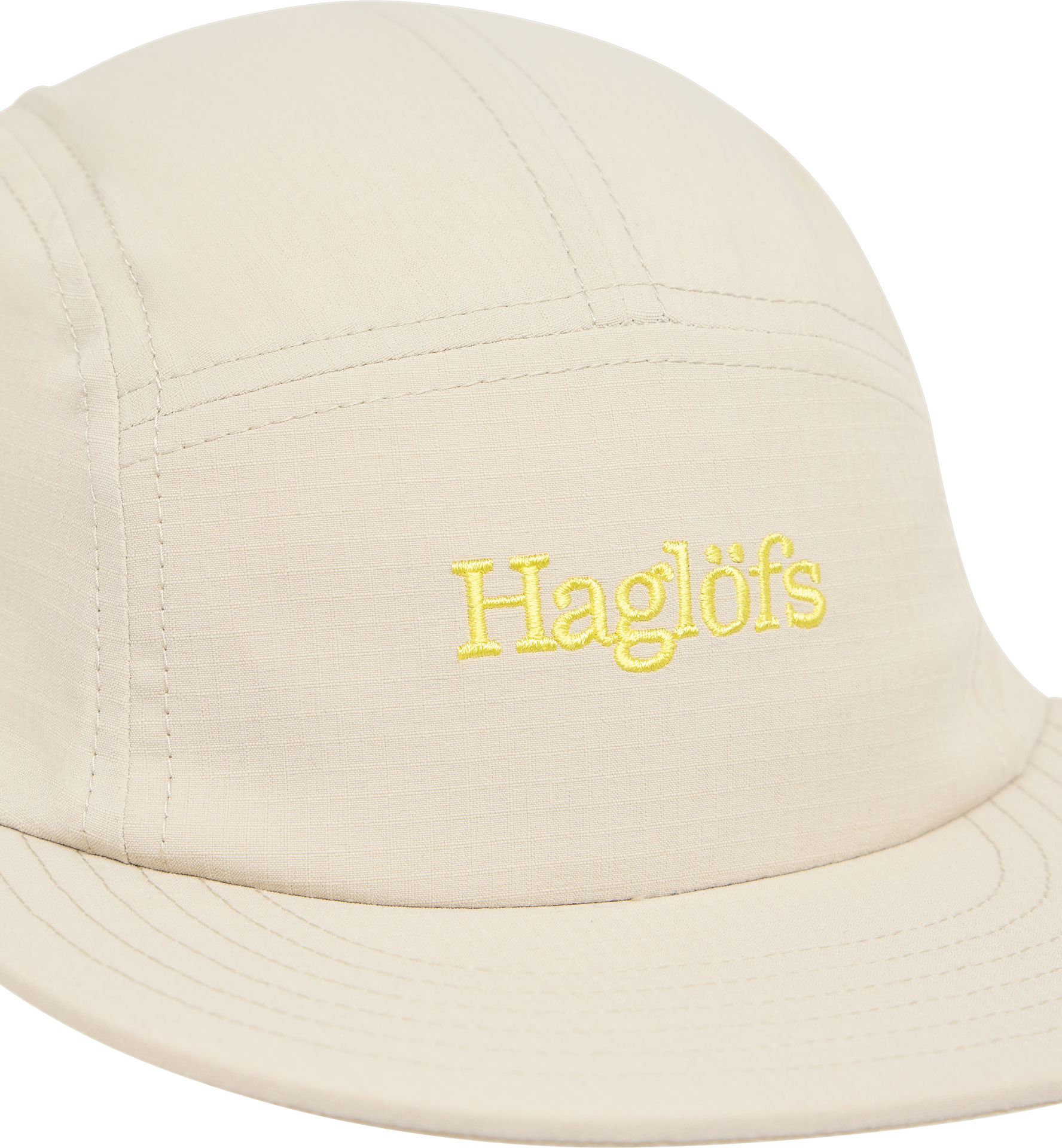 Brand Five Panel Cap Chalk Beige