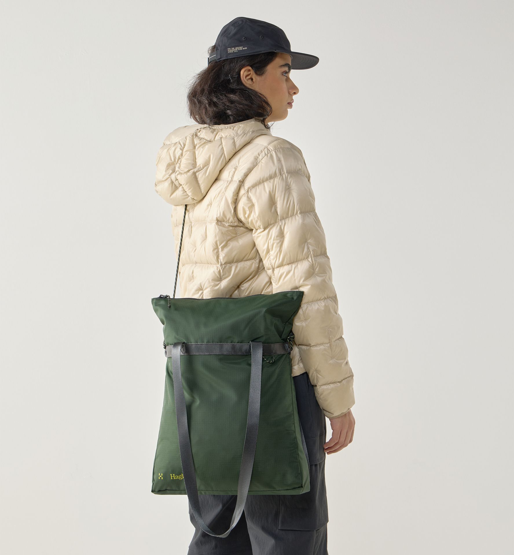 Brand Tote Seaweed Green