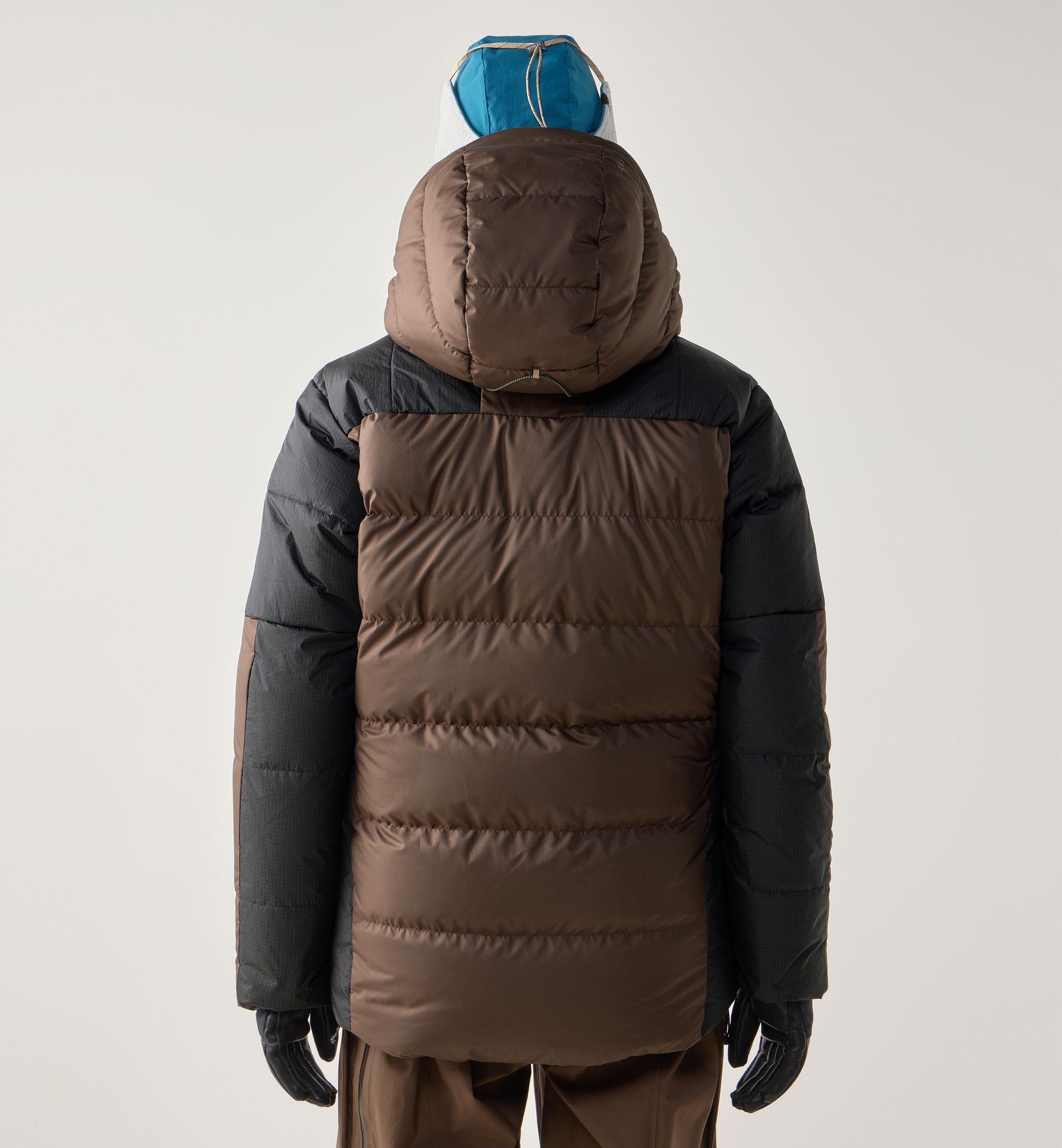 Riksgränsen Down 850 II Hood Women Woodland Brown