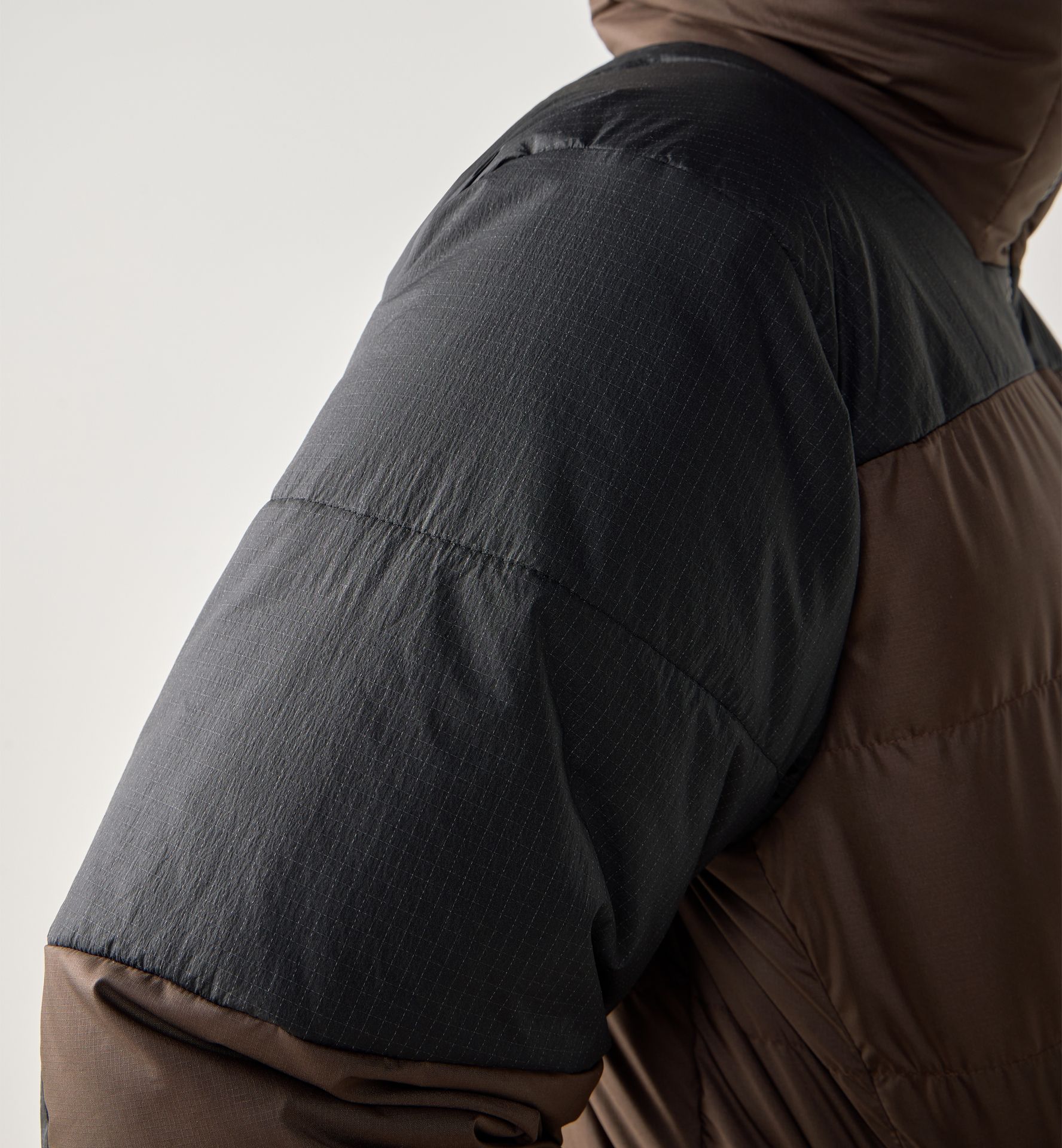 Riksgränsen Down 850 II Hood Women Woodland Brown