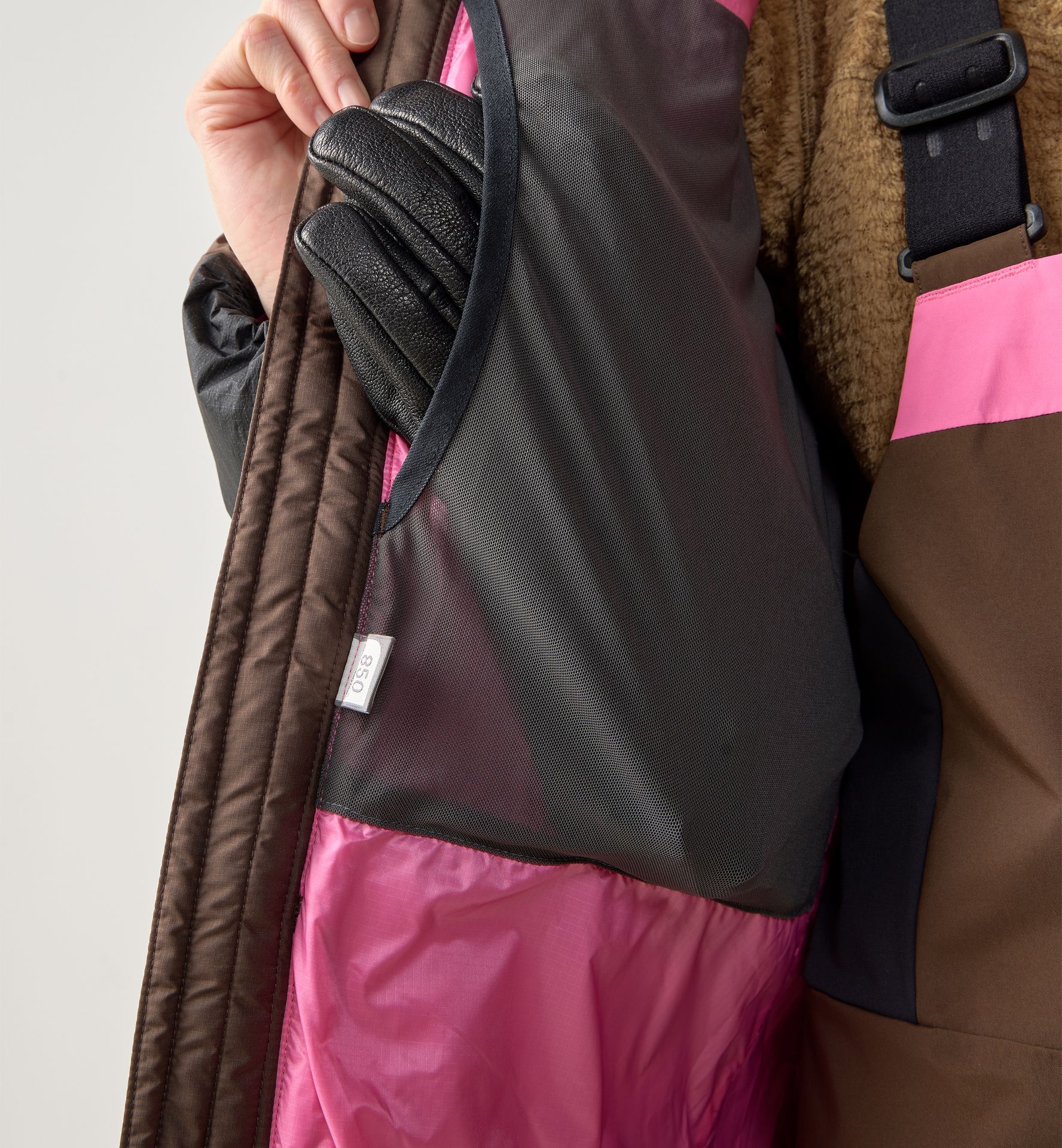 Riksgränsen Down 850 II Hood Women Woodland Brown