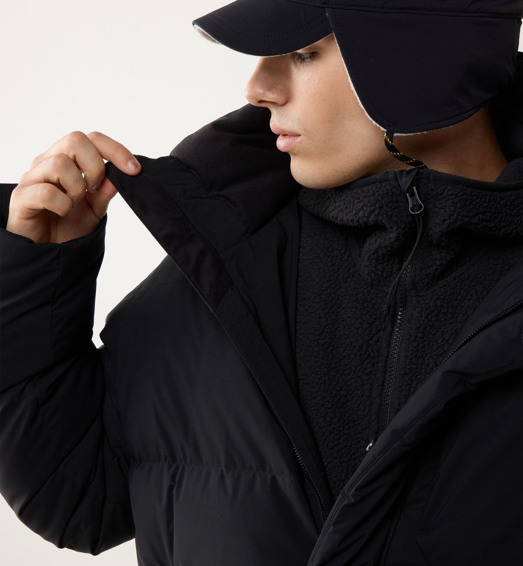 Liden Long Down Parka Men True Black