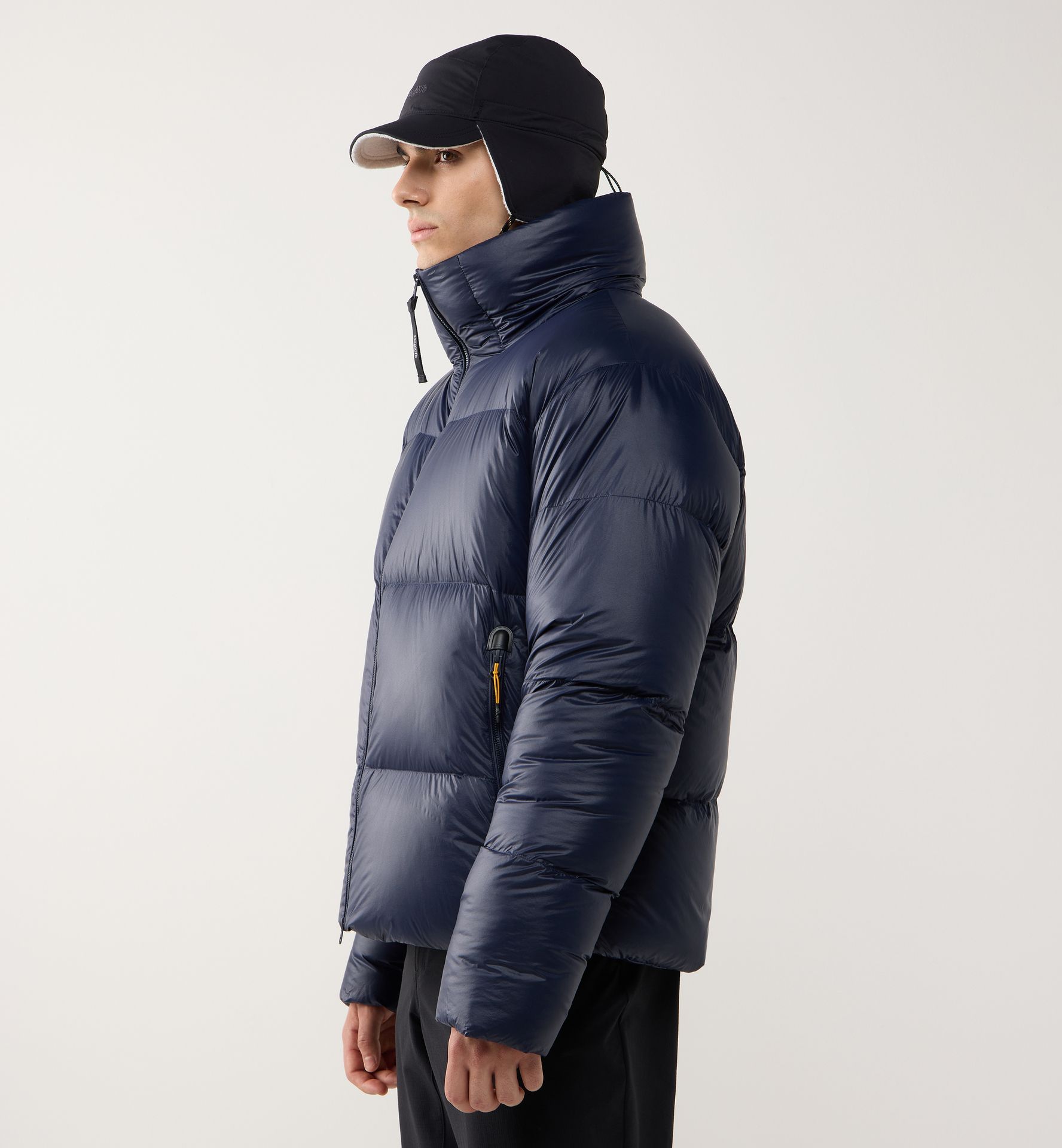 Liden Short Down Jacket Men Navy