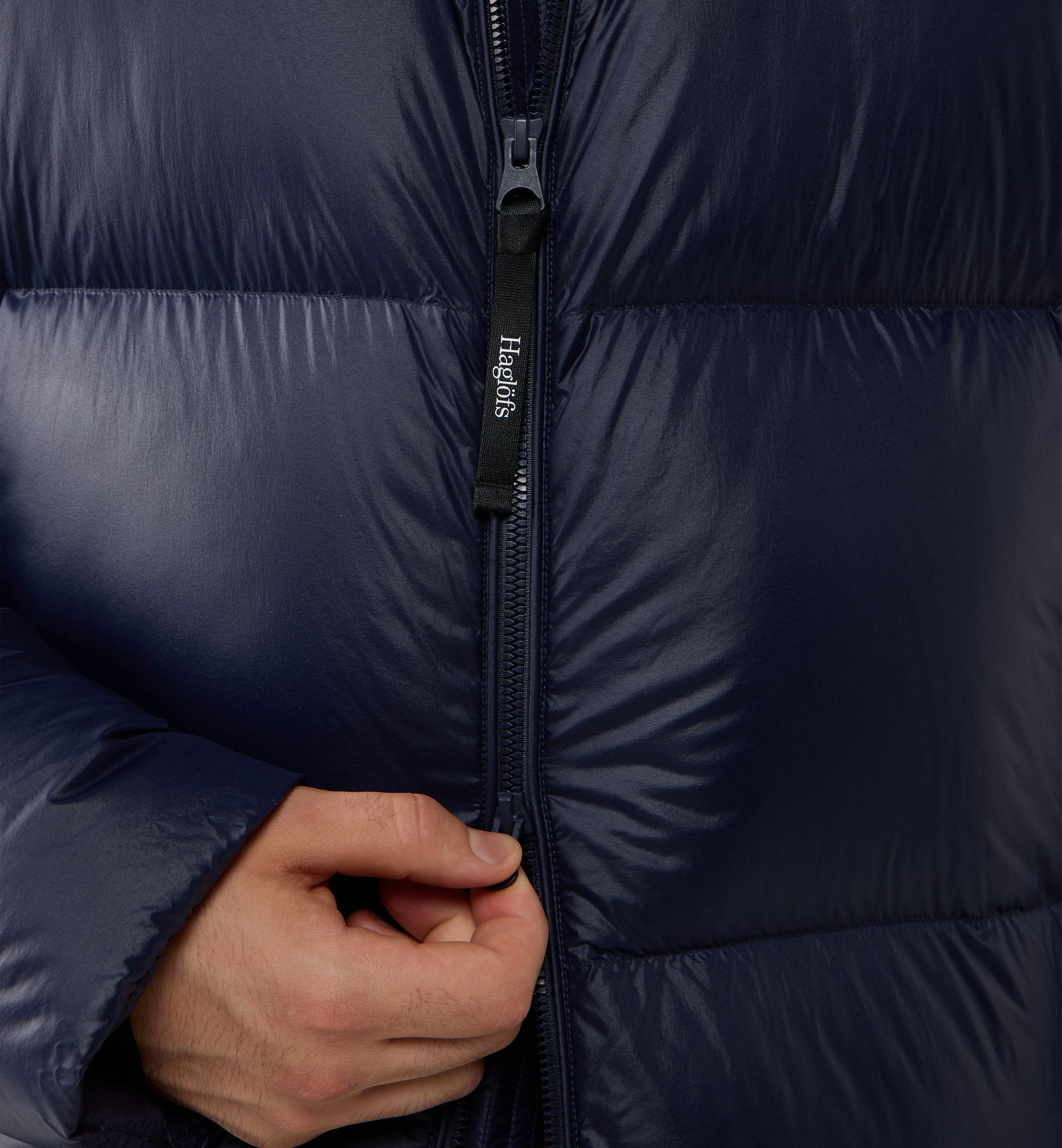 Liden Short Down Jacket Men Navy
